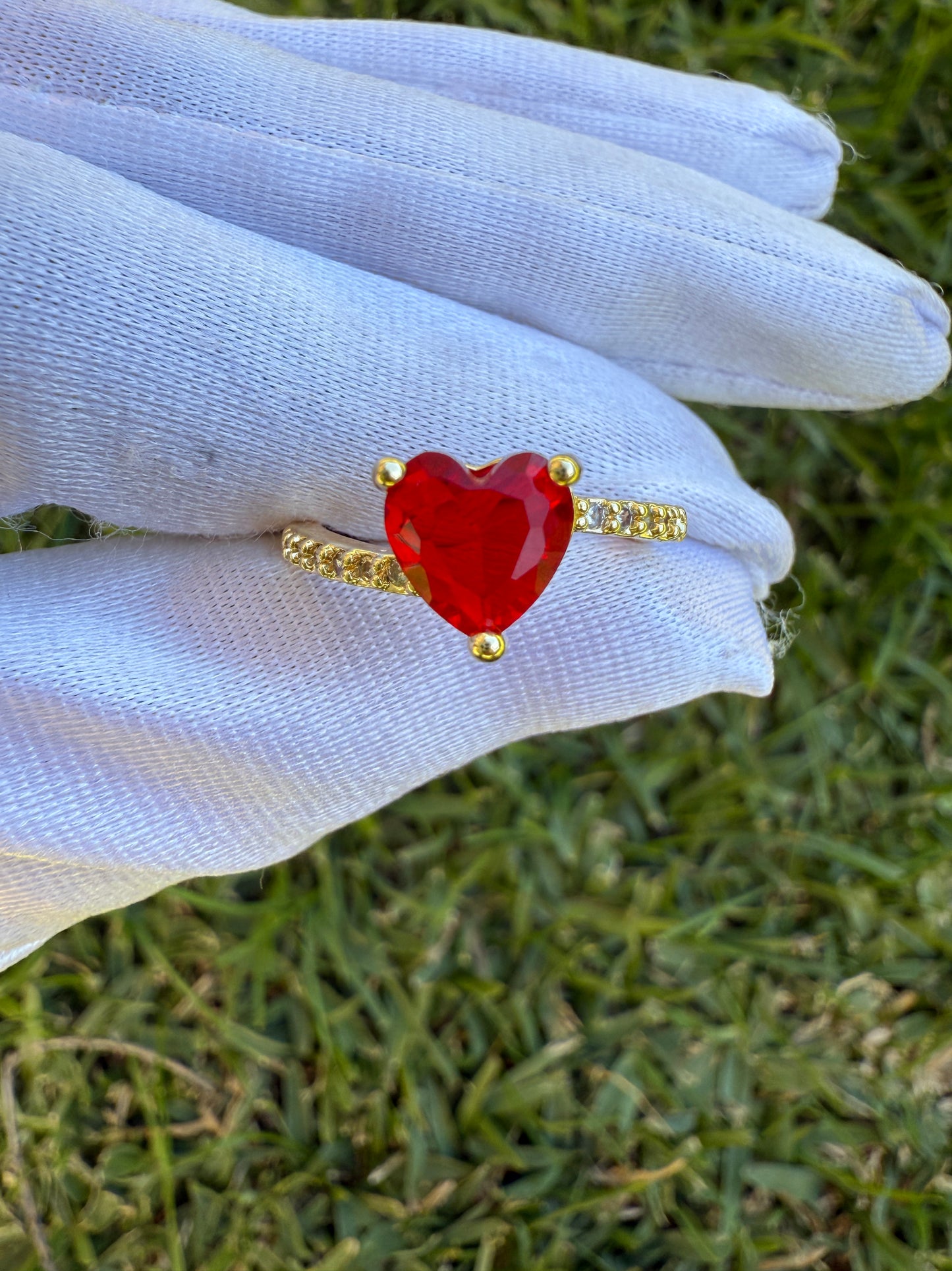 Heart Ring Adjustable for her - Promise -Engagement Ring