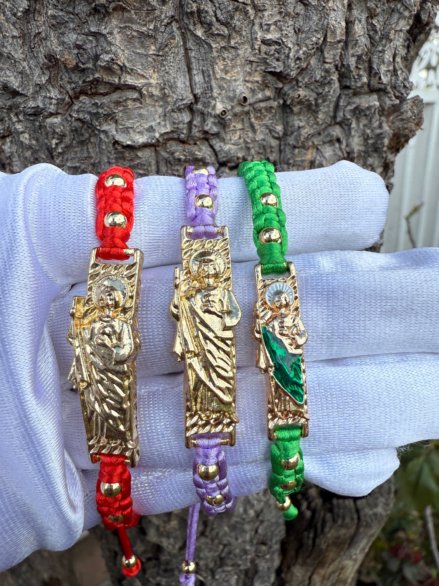 St Jude Rope Bracelet Adjustable