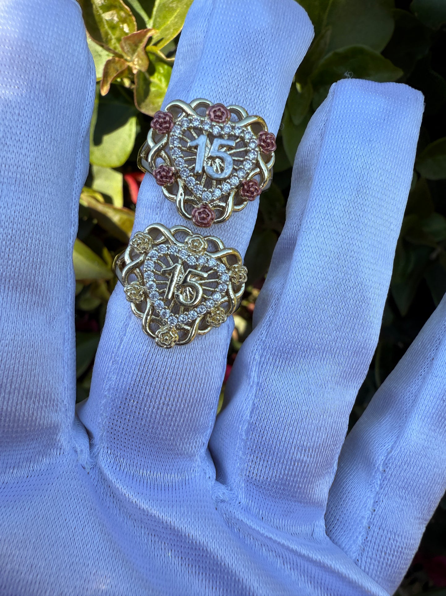 15 años Jewelry- 15era Ring, Bracelet , Earrings Quinceñera Set