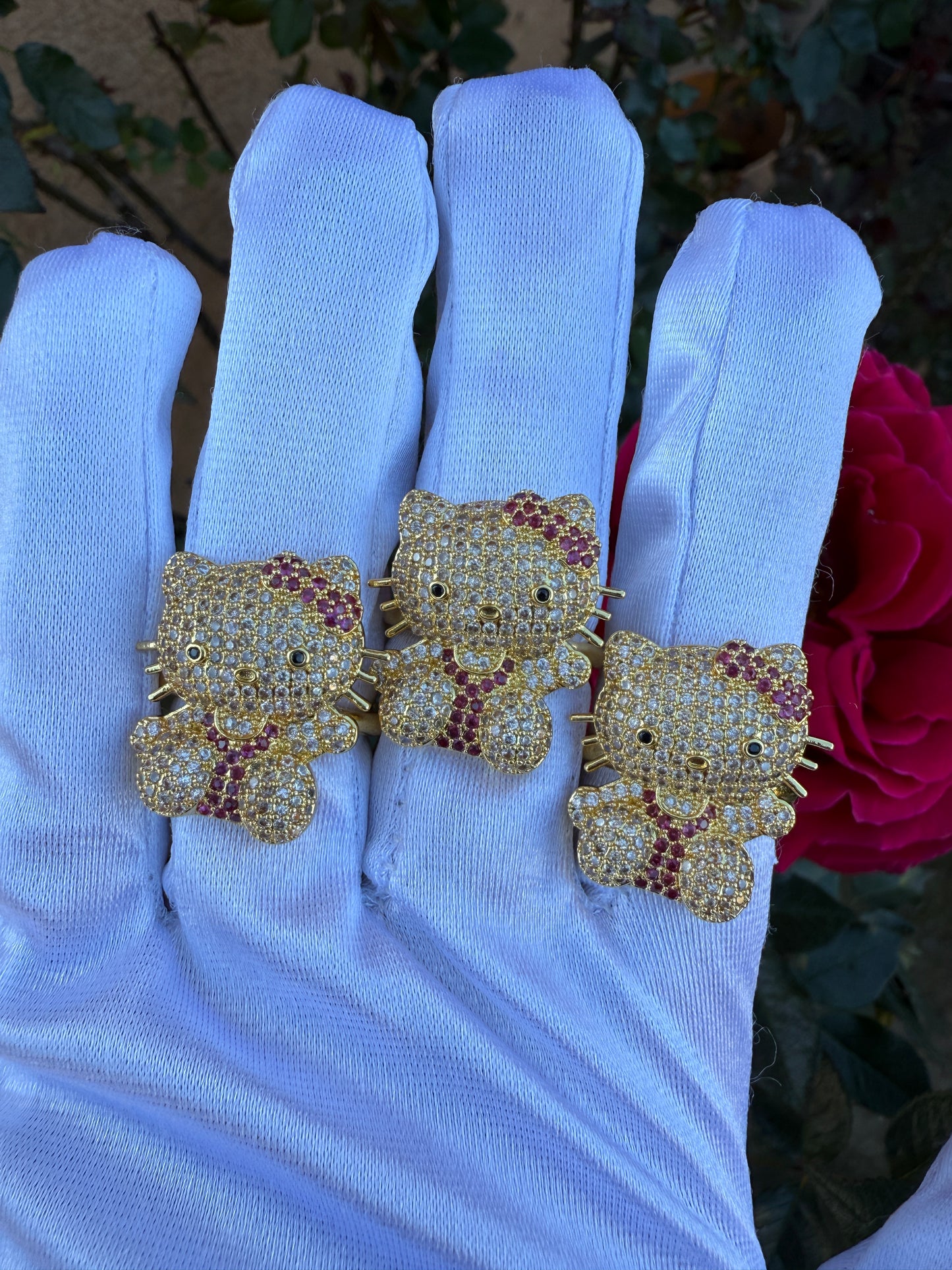 Pink Cat Ring Adjustable