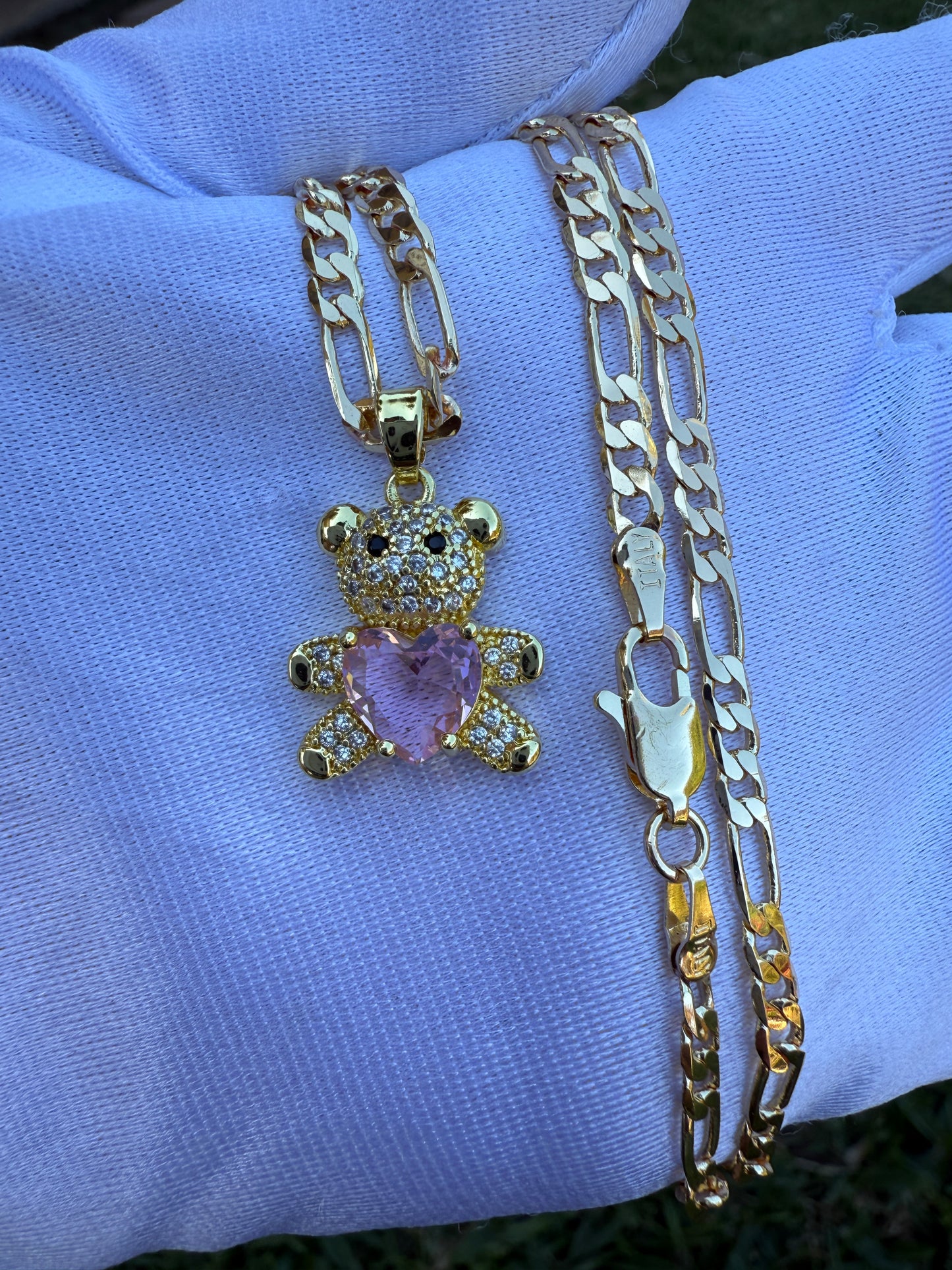 “My Bear” Necklace with Chain