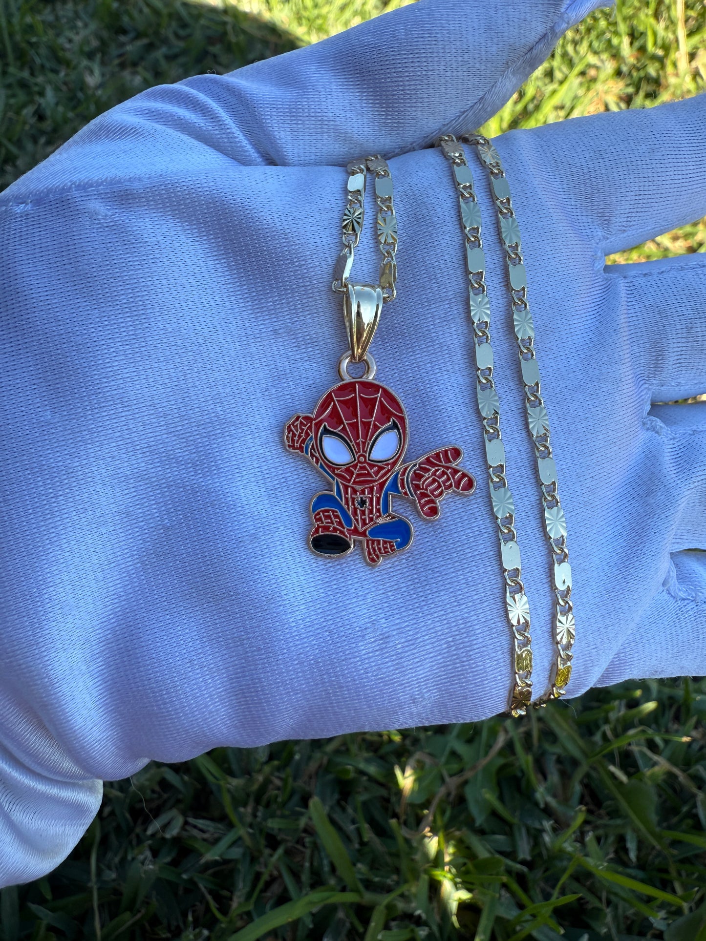 Cartoon Necklace Spider with chain