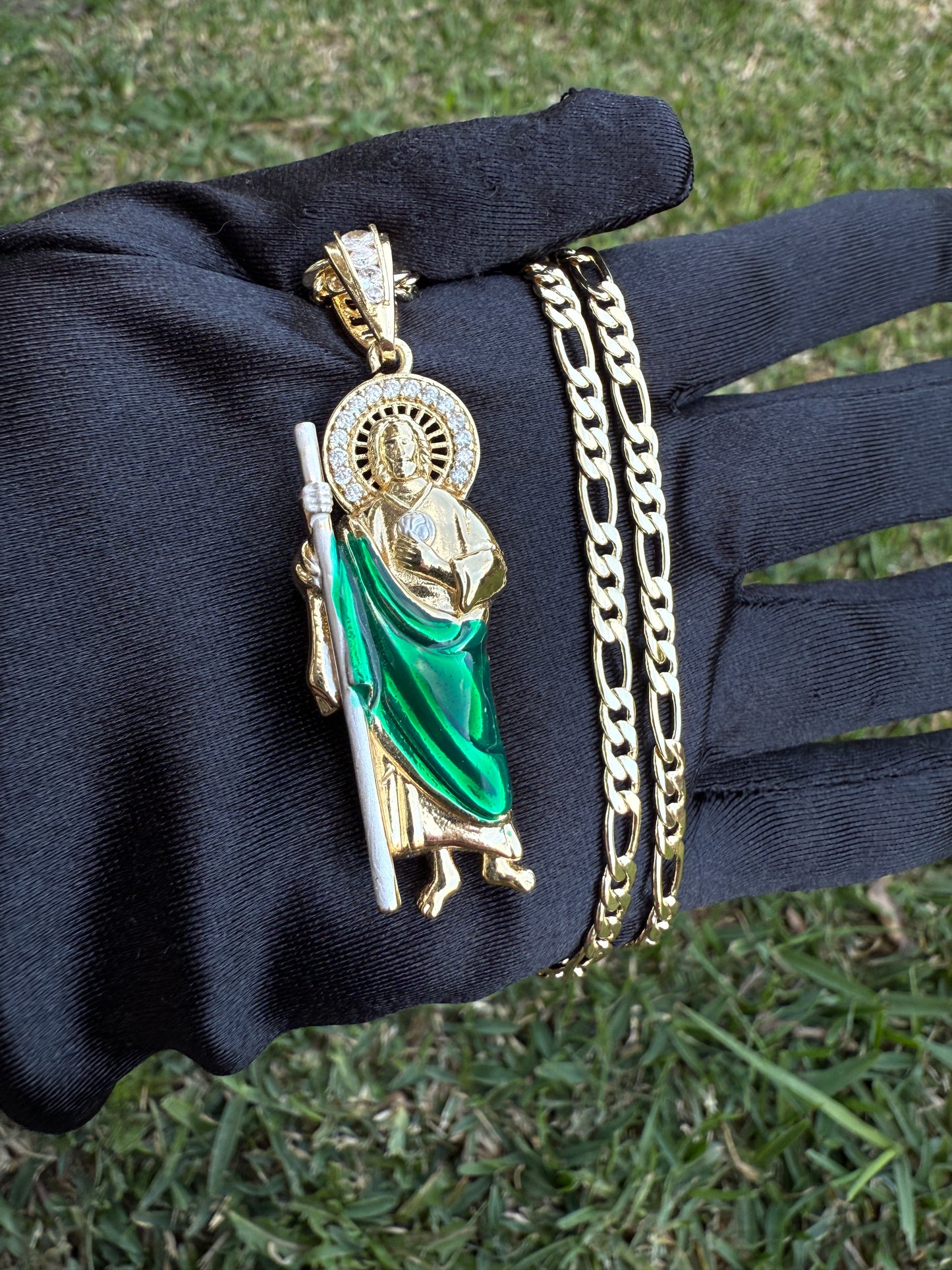 St Jude Statement Necklace San Judas Tadeo