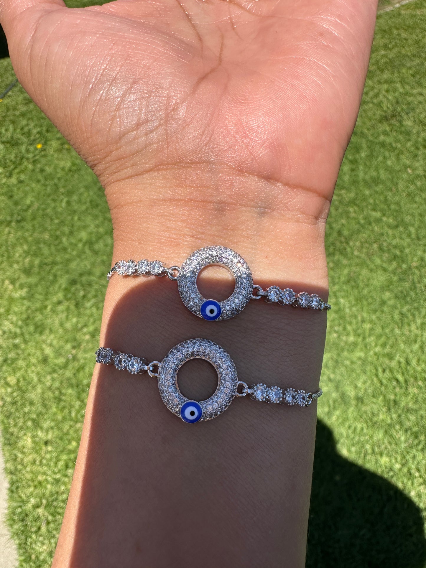 Evil Eye Protection Bracelet Adjustable for him or her