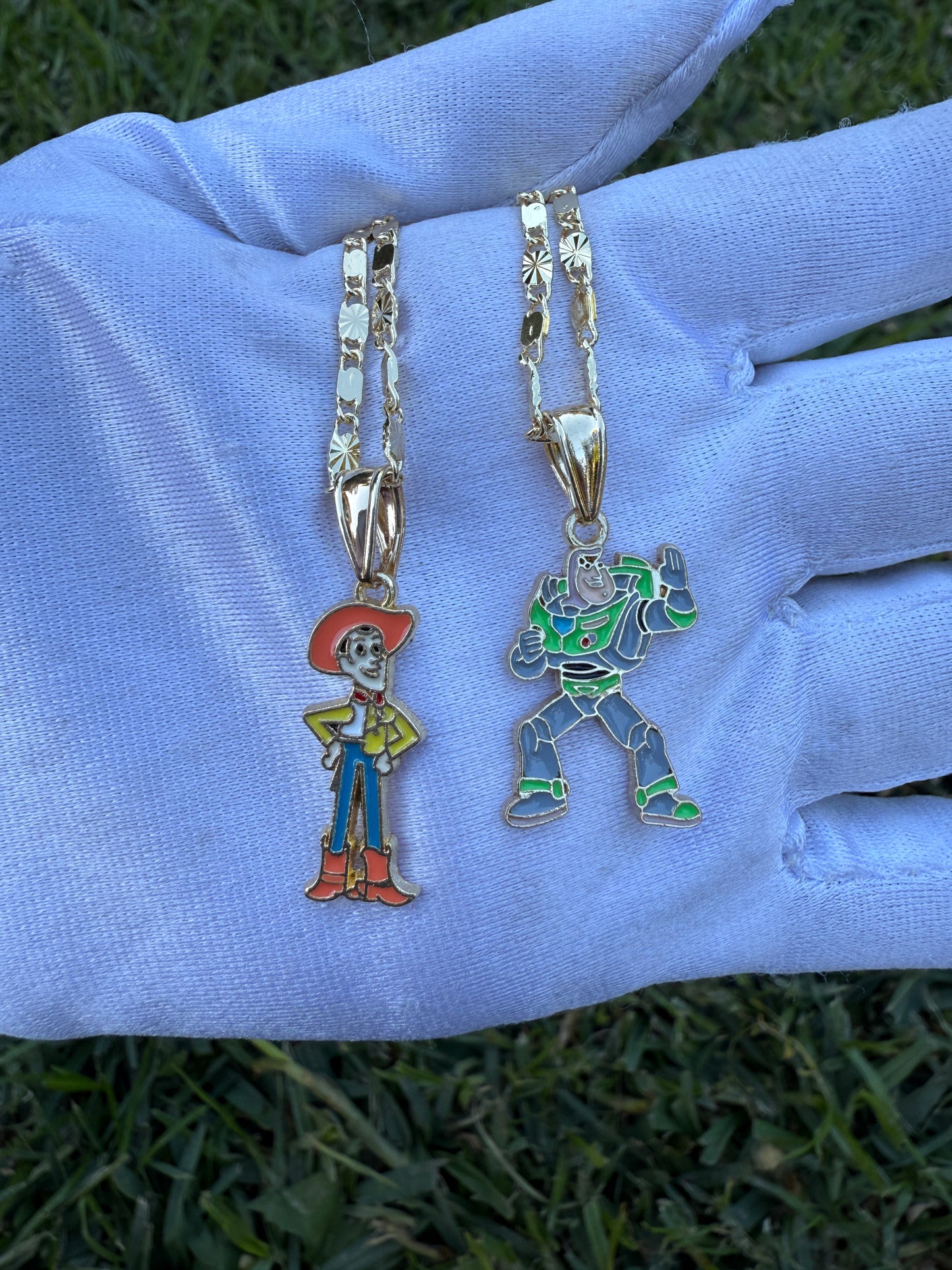 Cartoon Necklace - Cowgirl-Cowboy-Astronaut