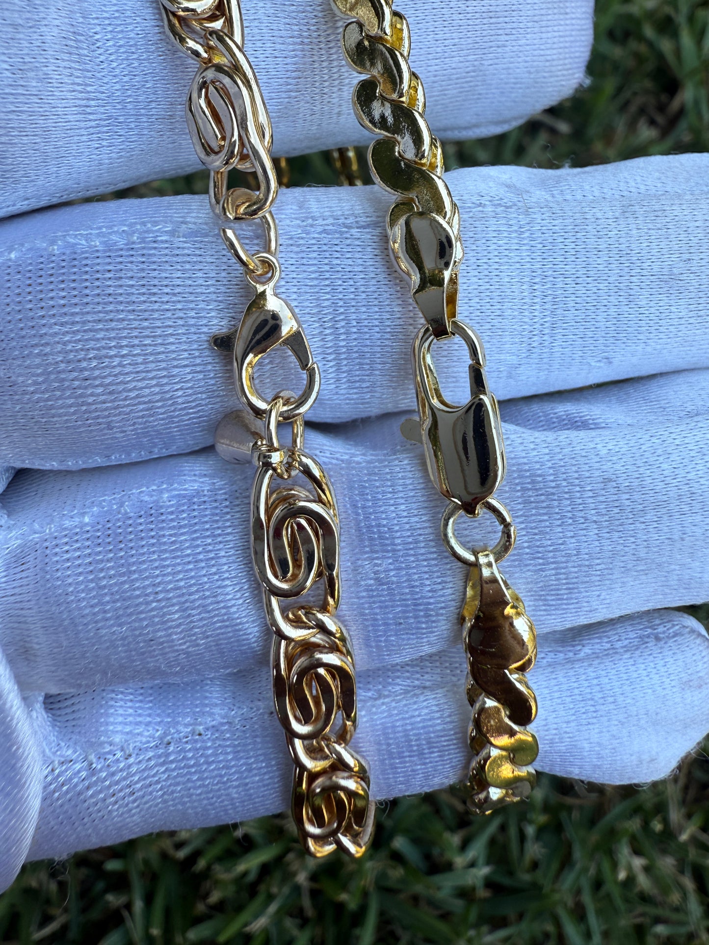 Bracelet Gold Plated 8”