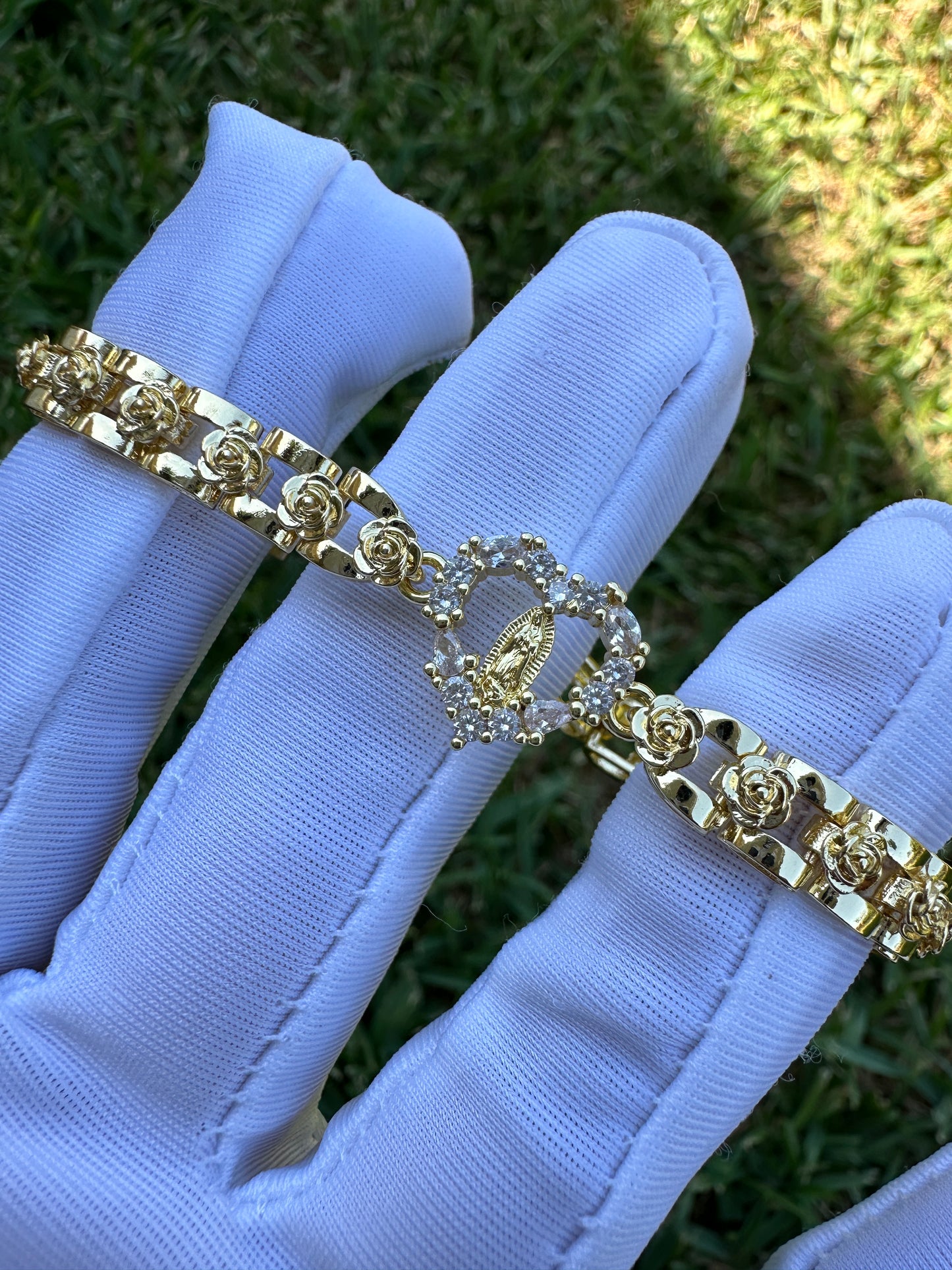 Heart Virgin Mary Bracelet