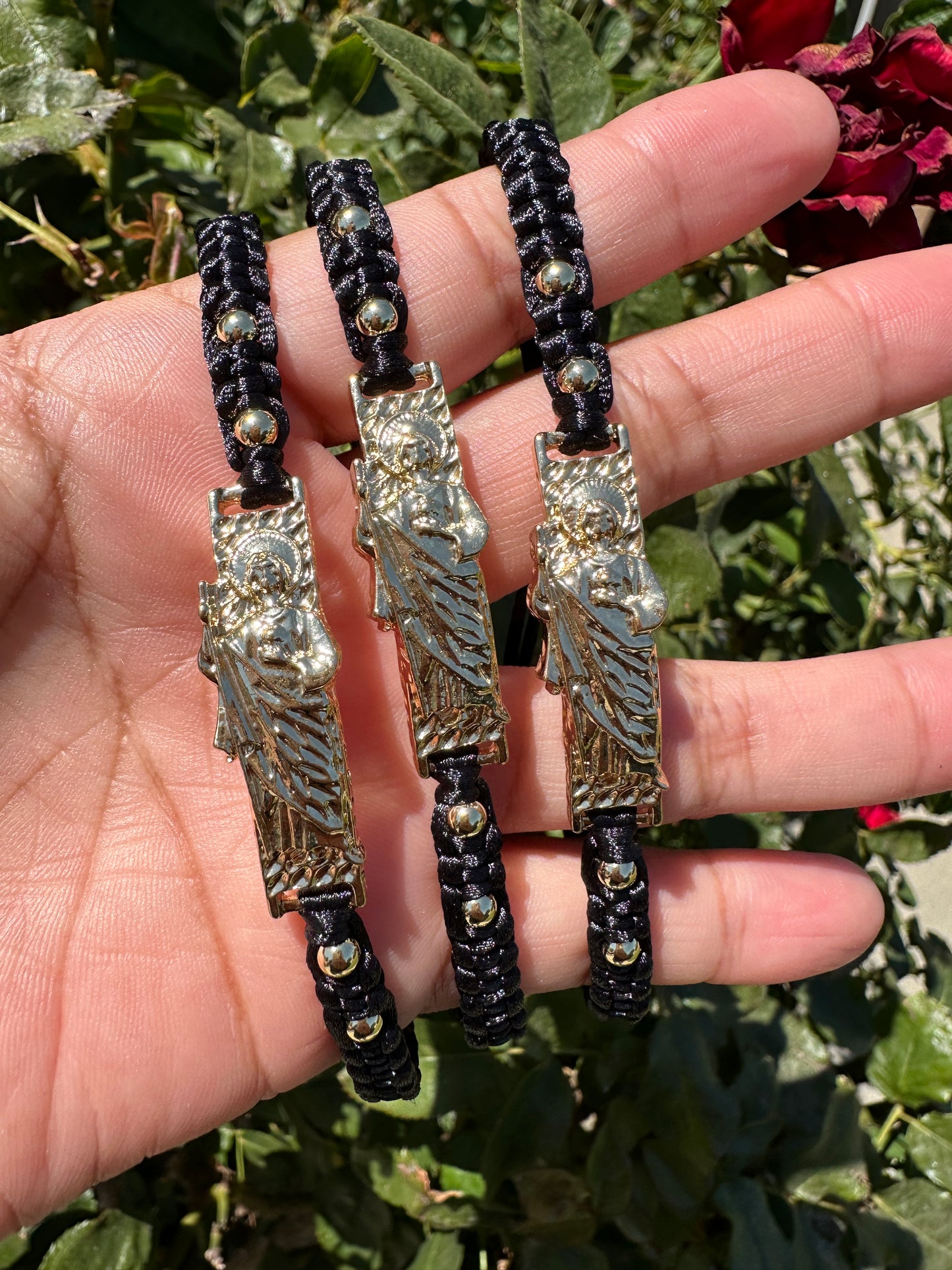 St Jude Rope Bracelet adjustable - San Judas