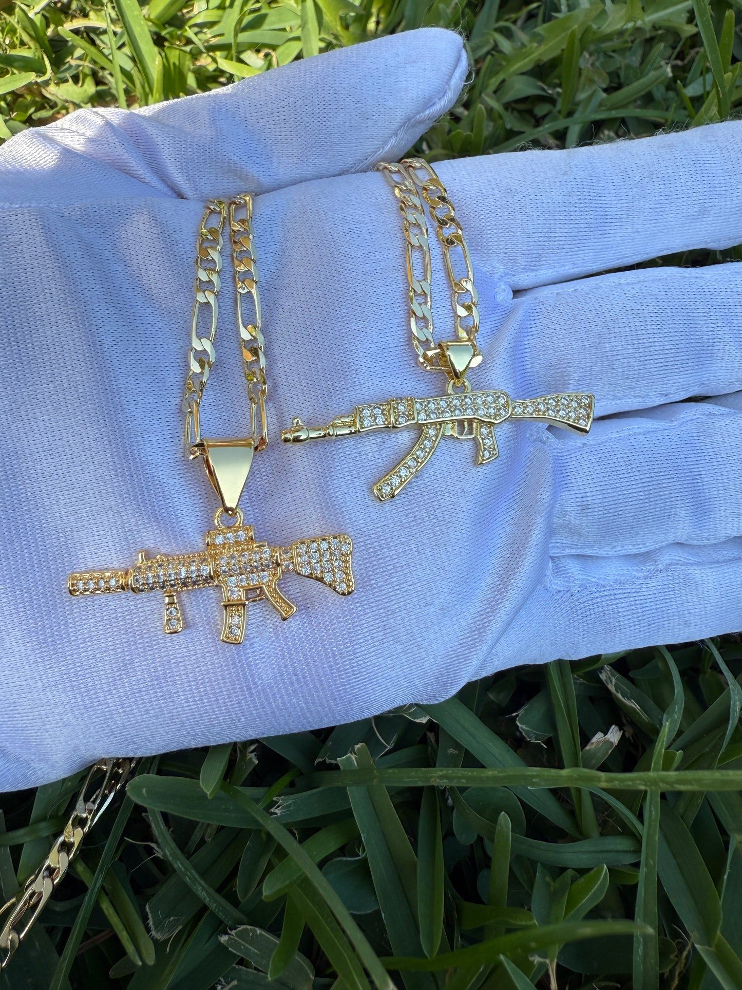 Bling Say Hello Necklace Plated A-K