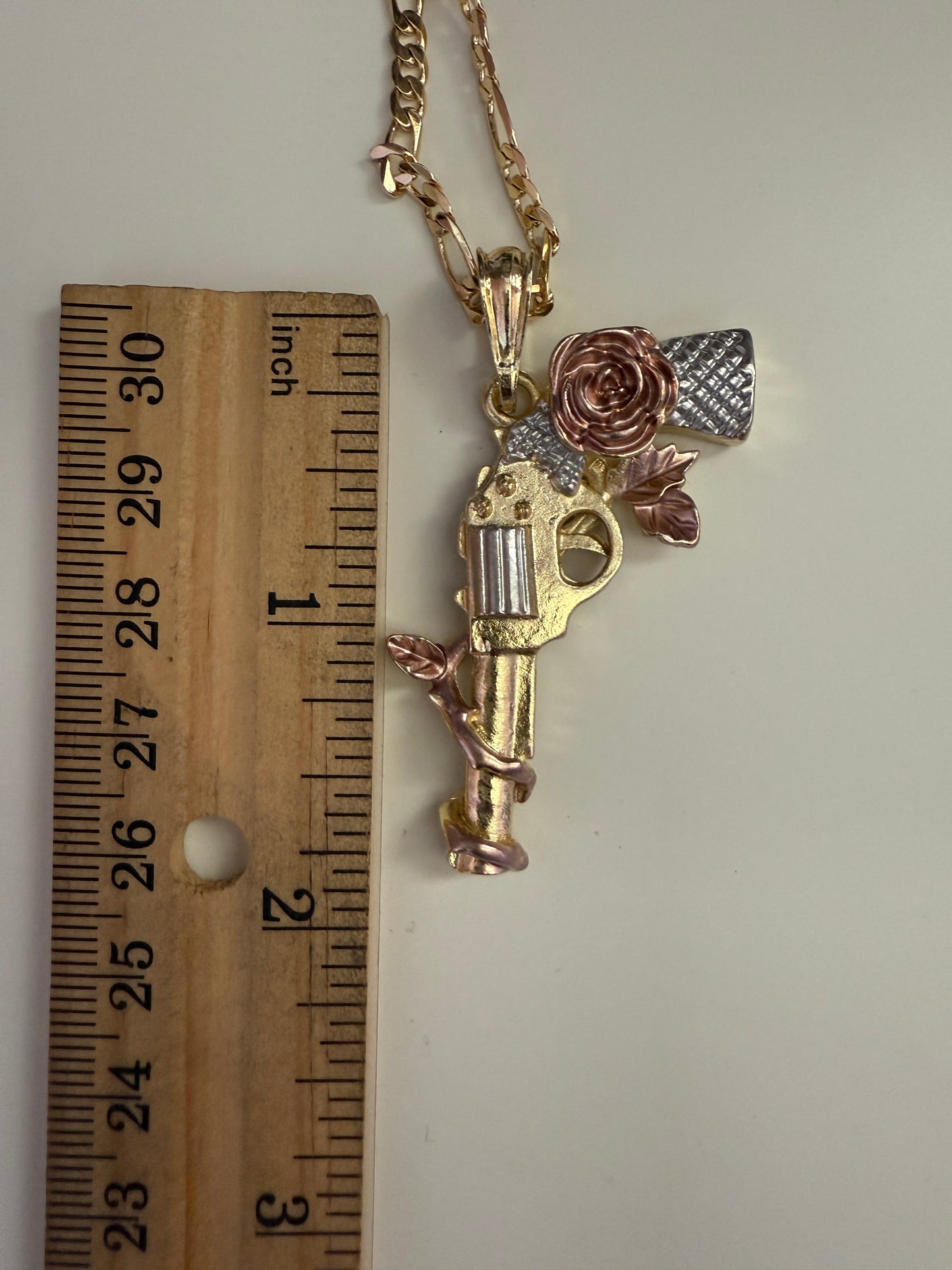 “Thorns” Necklace for her Tricolor Plated