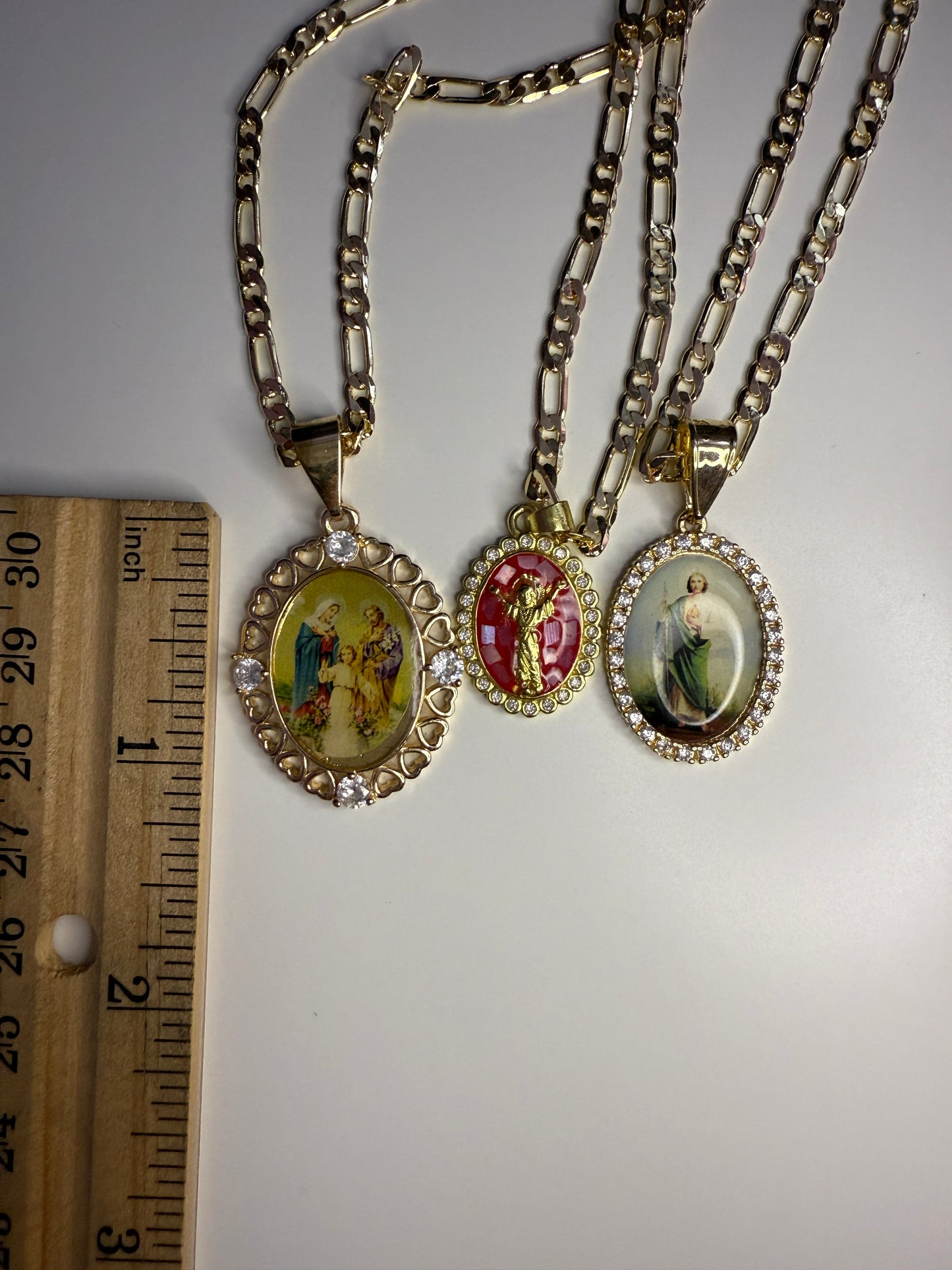 Saint Necklace St Jude, Divine Child, Holy Family