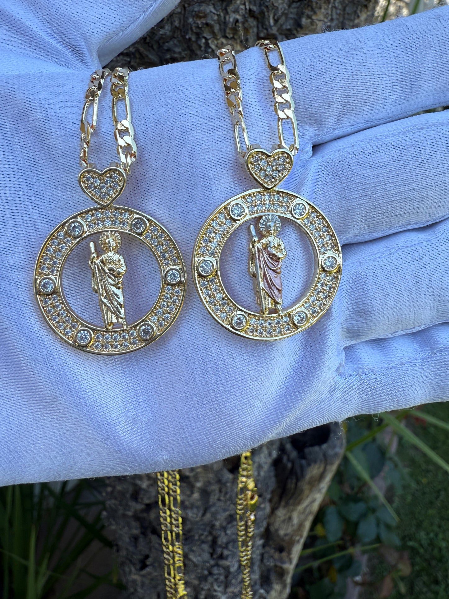 St Jude round Necklace