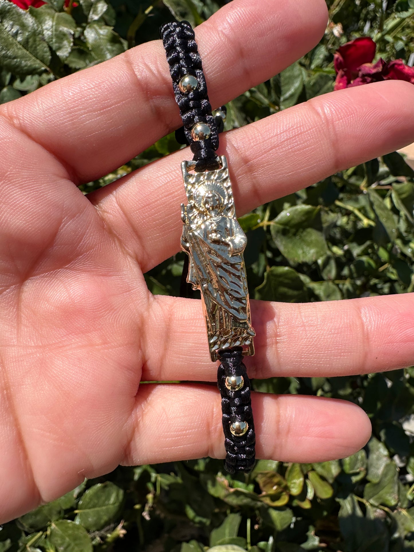 St Jude Rope Bracelet adjustable - San Judas