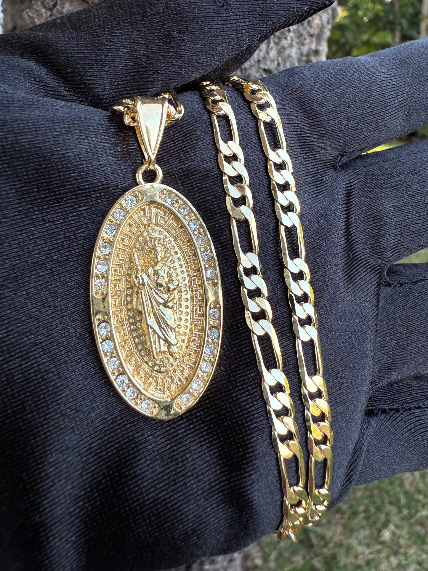 Oval St Jude Necklace San Judas Tadeo