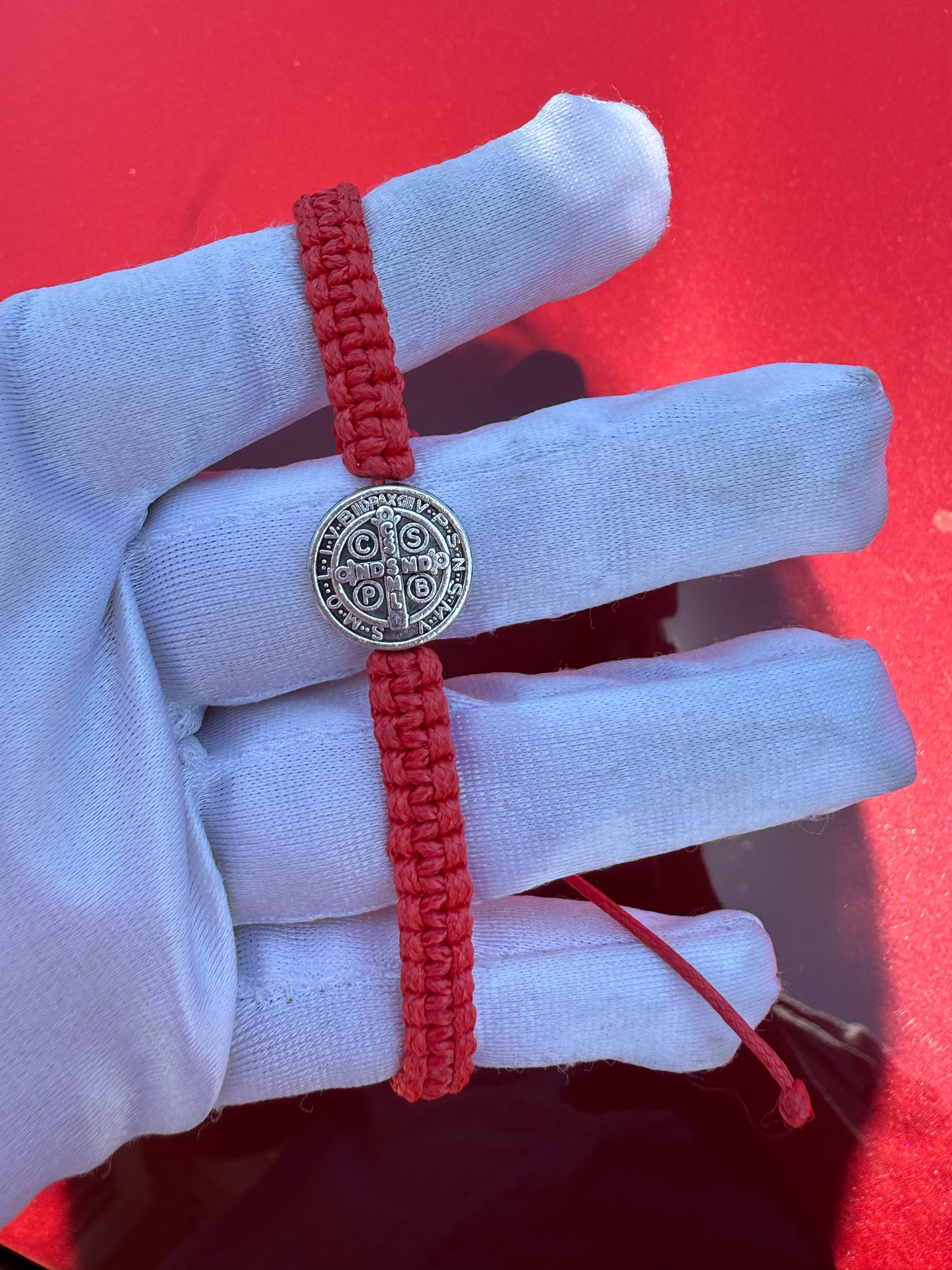 Evil Eye Rope Bracelet St Benedict Adjustable