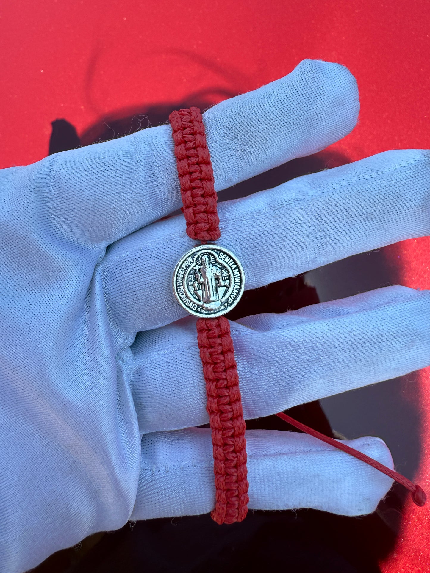Evil Eye Rope Bracelet St Benedict Adjustable