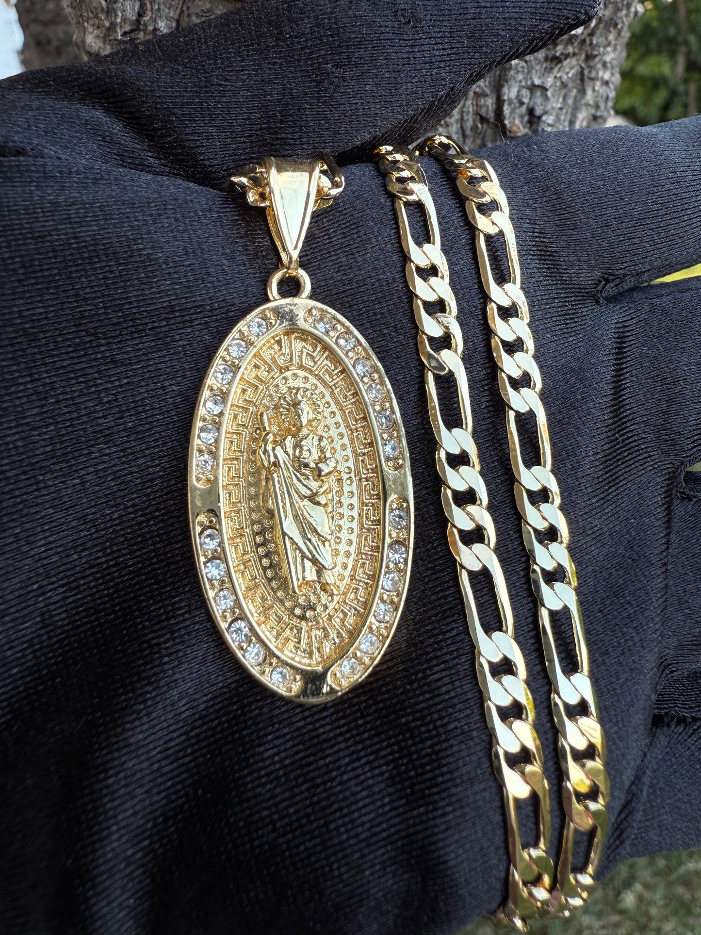 Oval St Jude Necklace San Judas Tadeo