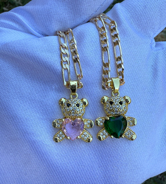“My Bear” Necklace with Chain
