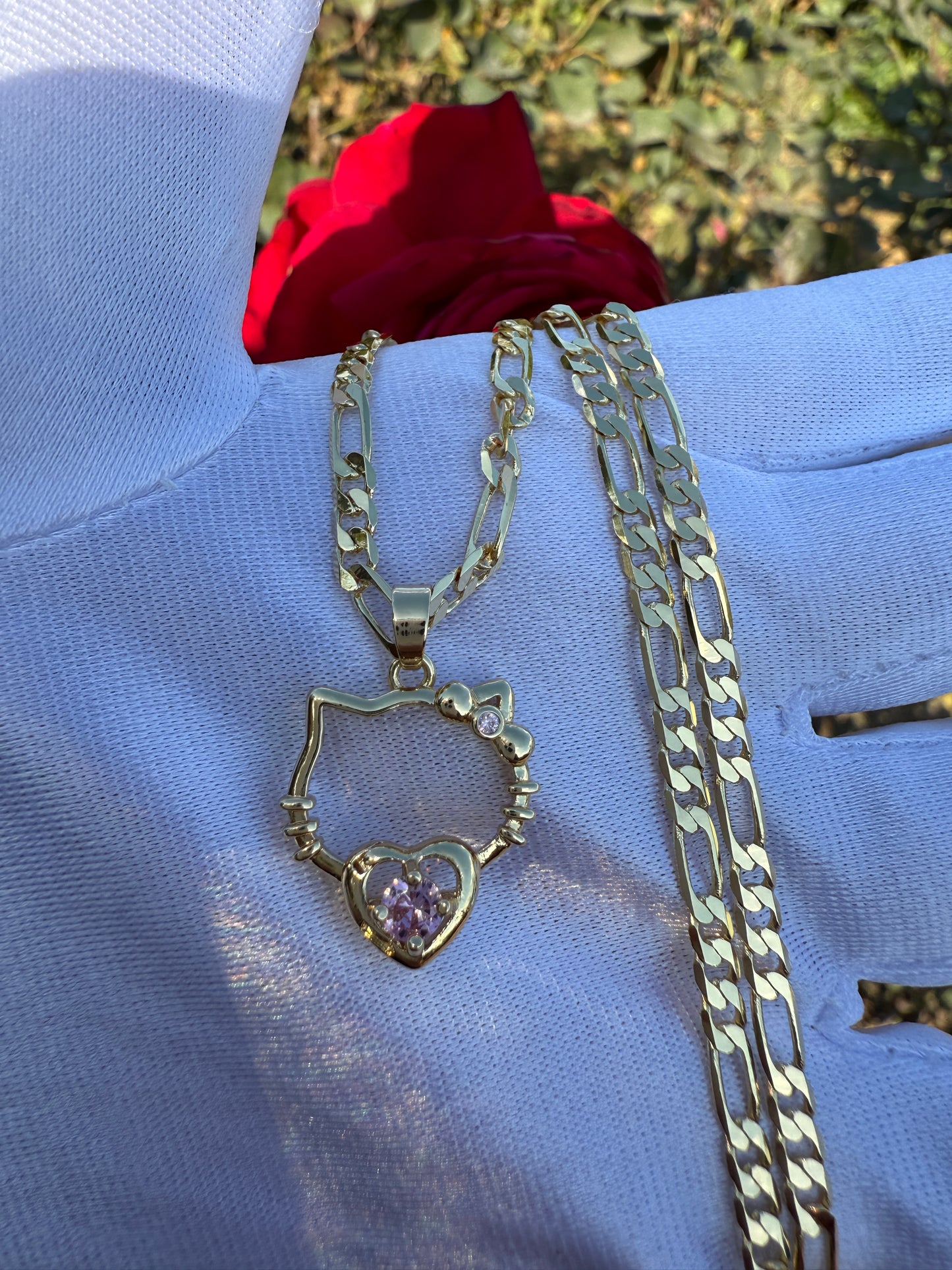 “My Cat” Necklace Plated