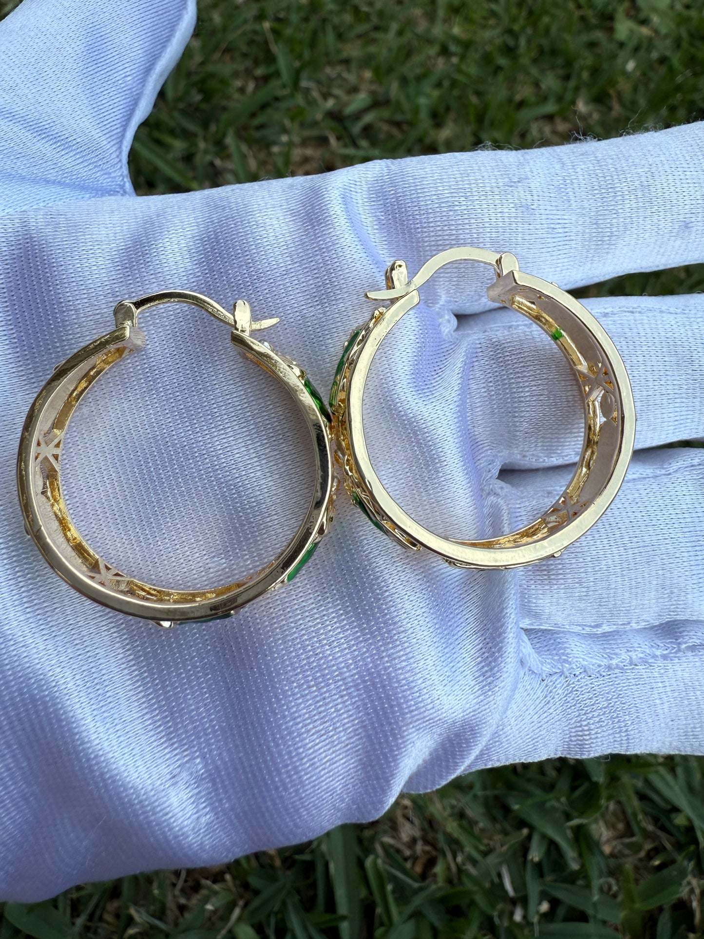 St Jude Hoop Earrings San Judas