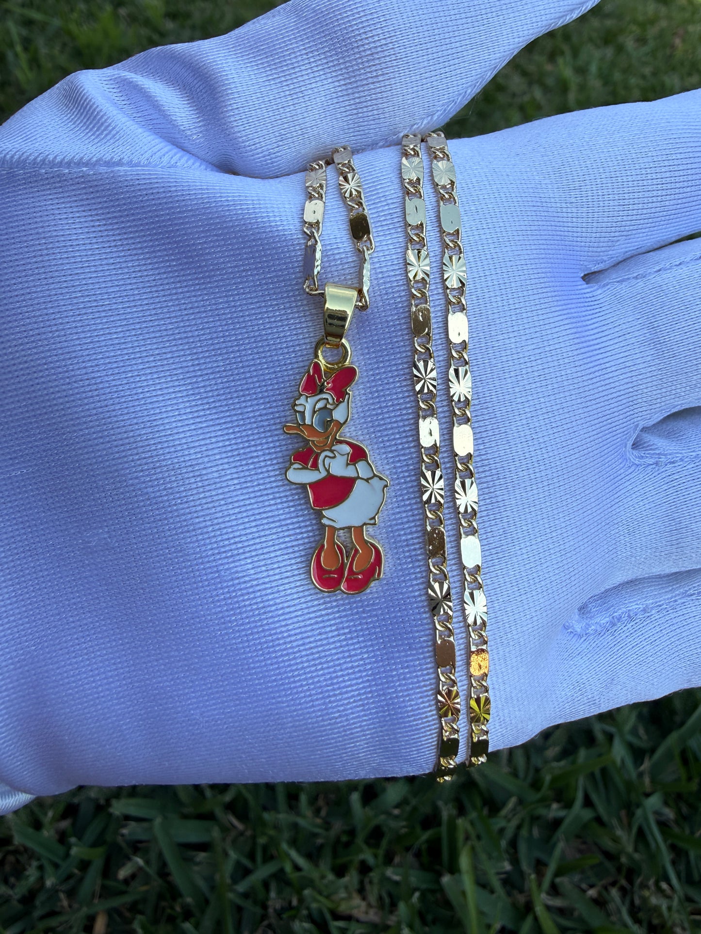 Duck Necklace -Boy Duck and Girl Duck Necklace