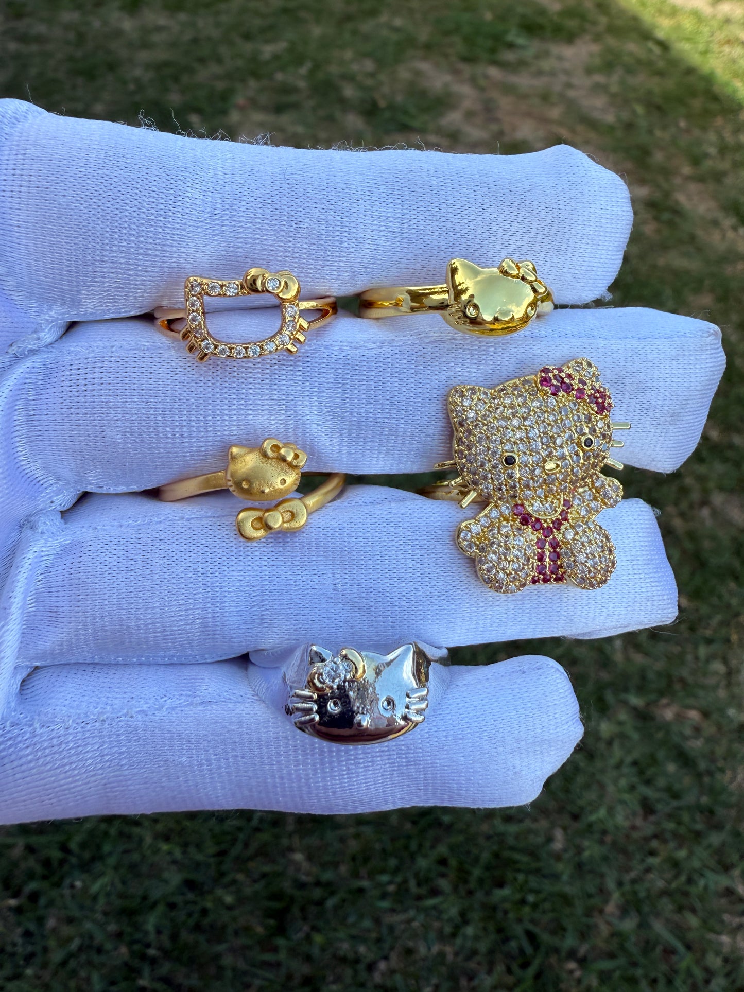 Cat Ring Adjustable - Kitty Ring Designs