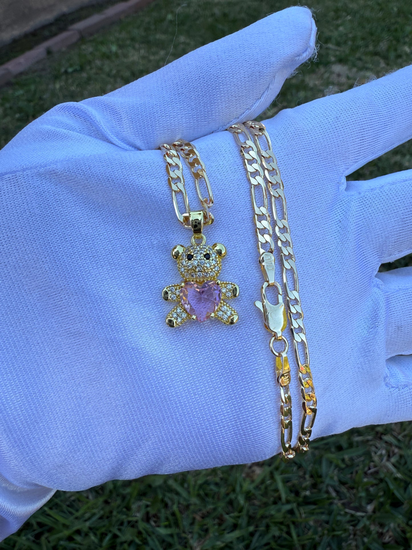 “My Bear” Necklace with Chain