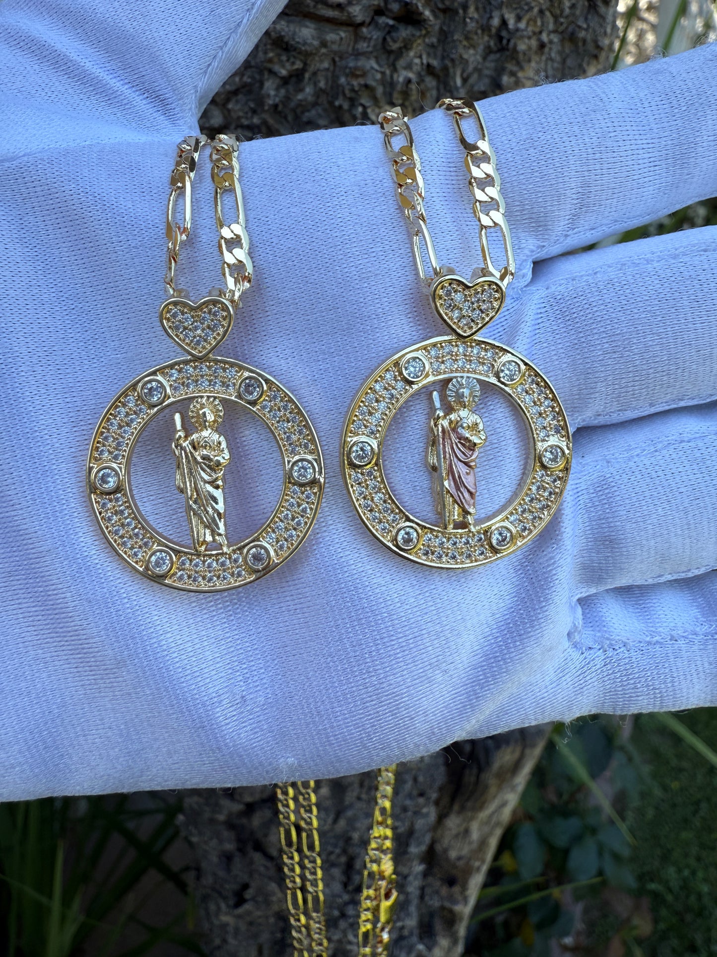 St Jude round Necklace