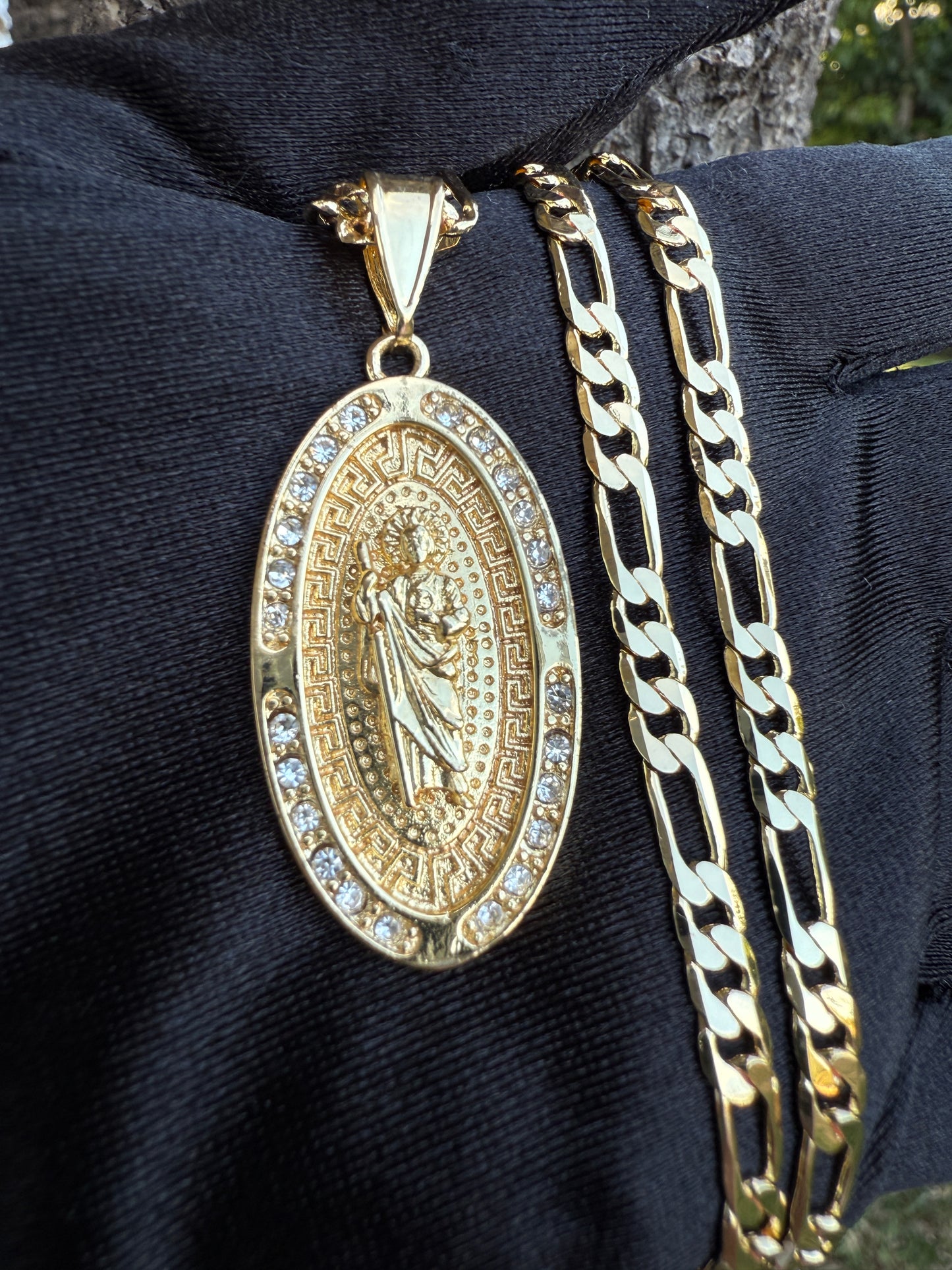 Oval St Jude Necklace San Judas Tadeo