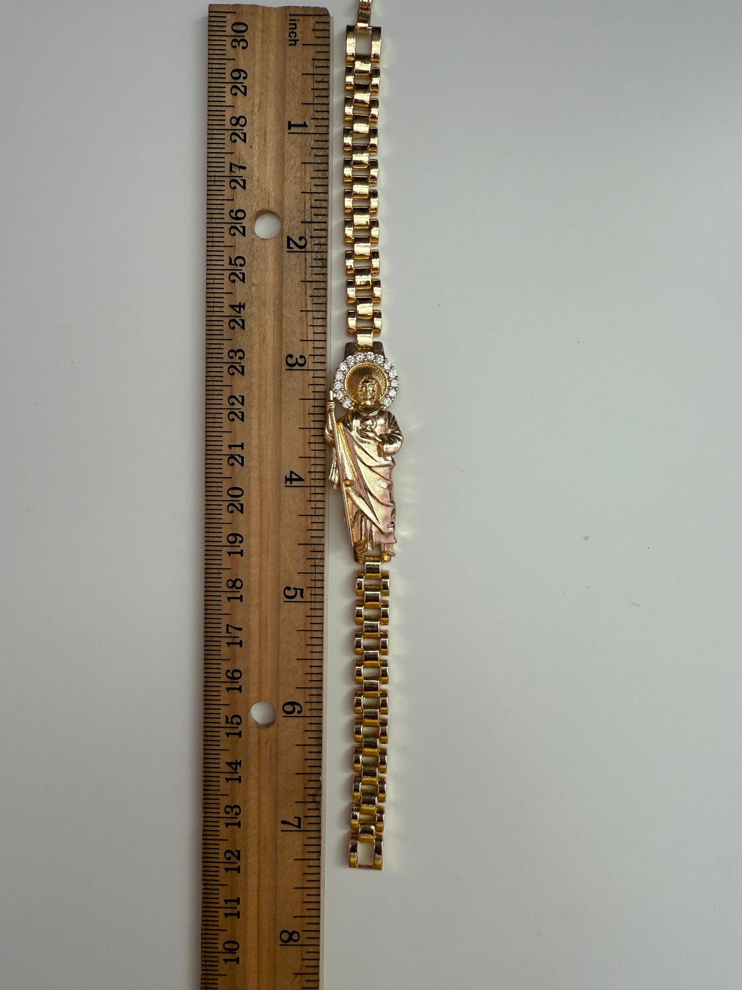 Saint Bracelet for him St Jude , Virgin Mary - San Judas-Virgen Esclavas