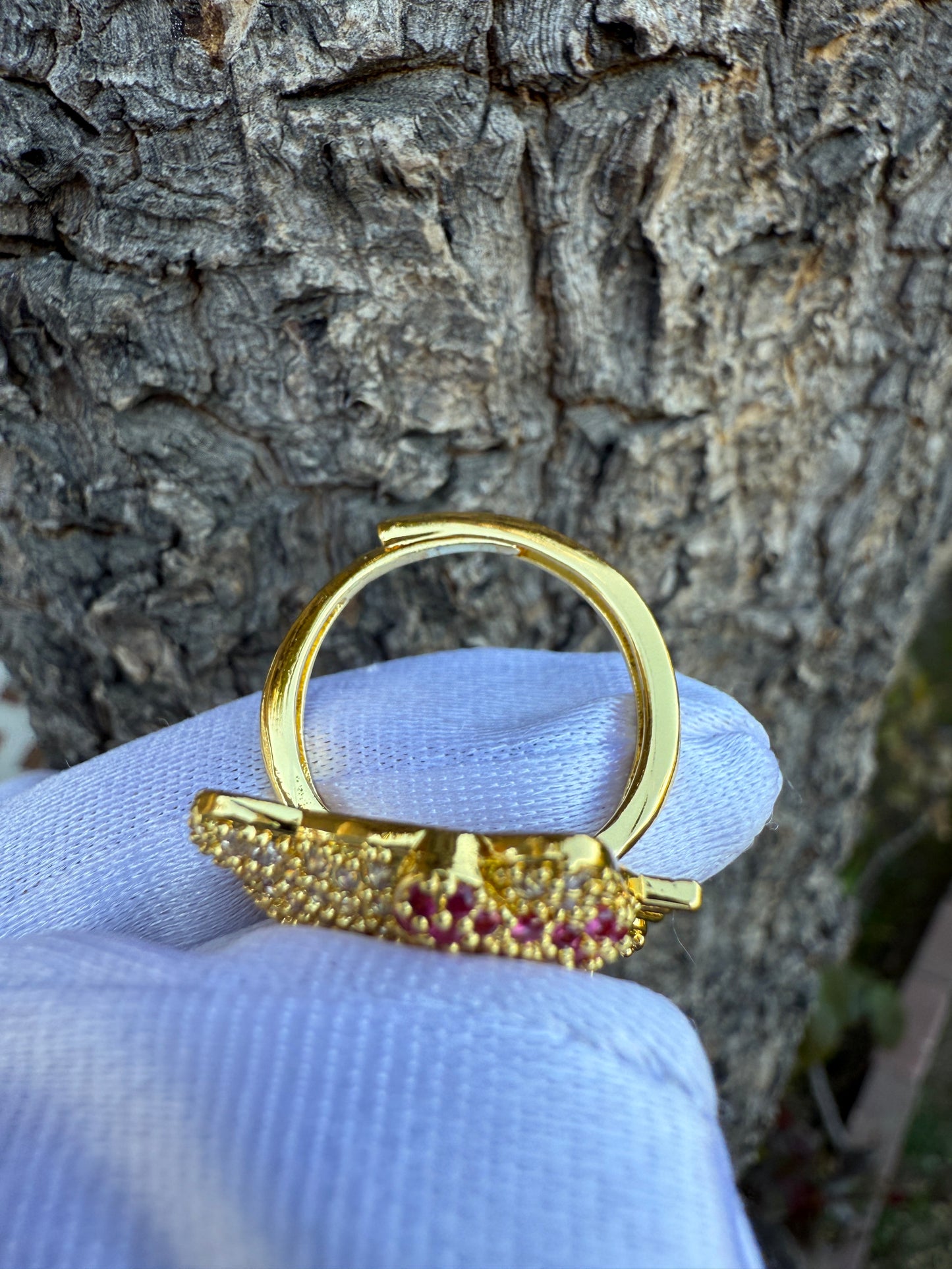 Pink Cat Ring Adjustable