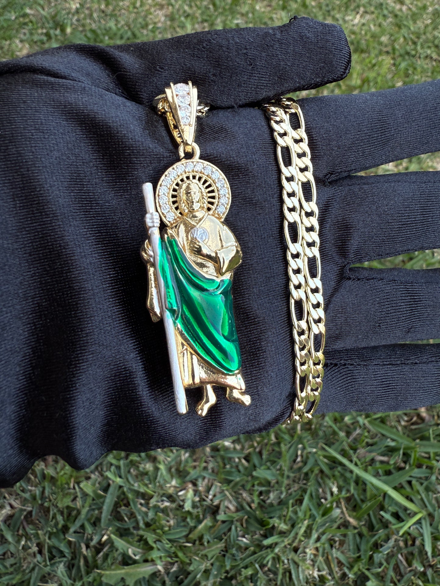 St Jude Statement Necklace San Judas Tadeo