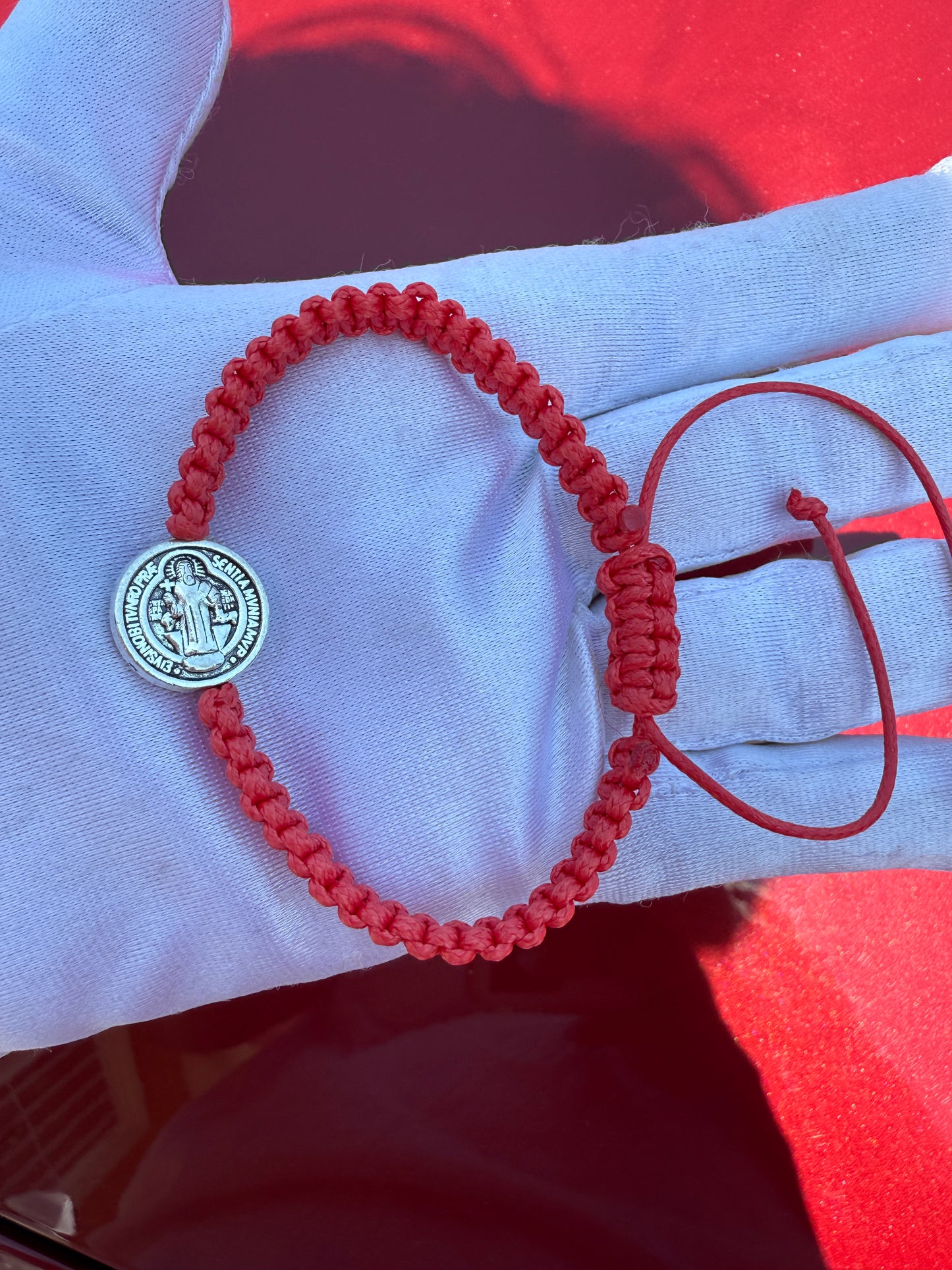 Evil Eye Rope Bracelet St Benedict Adjustable