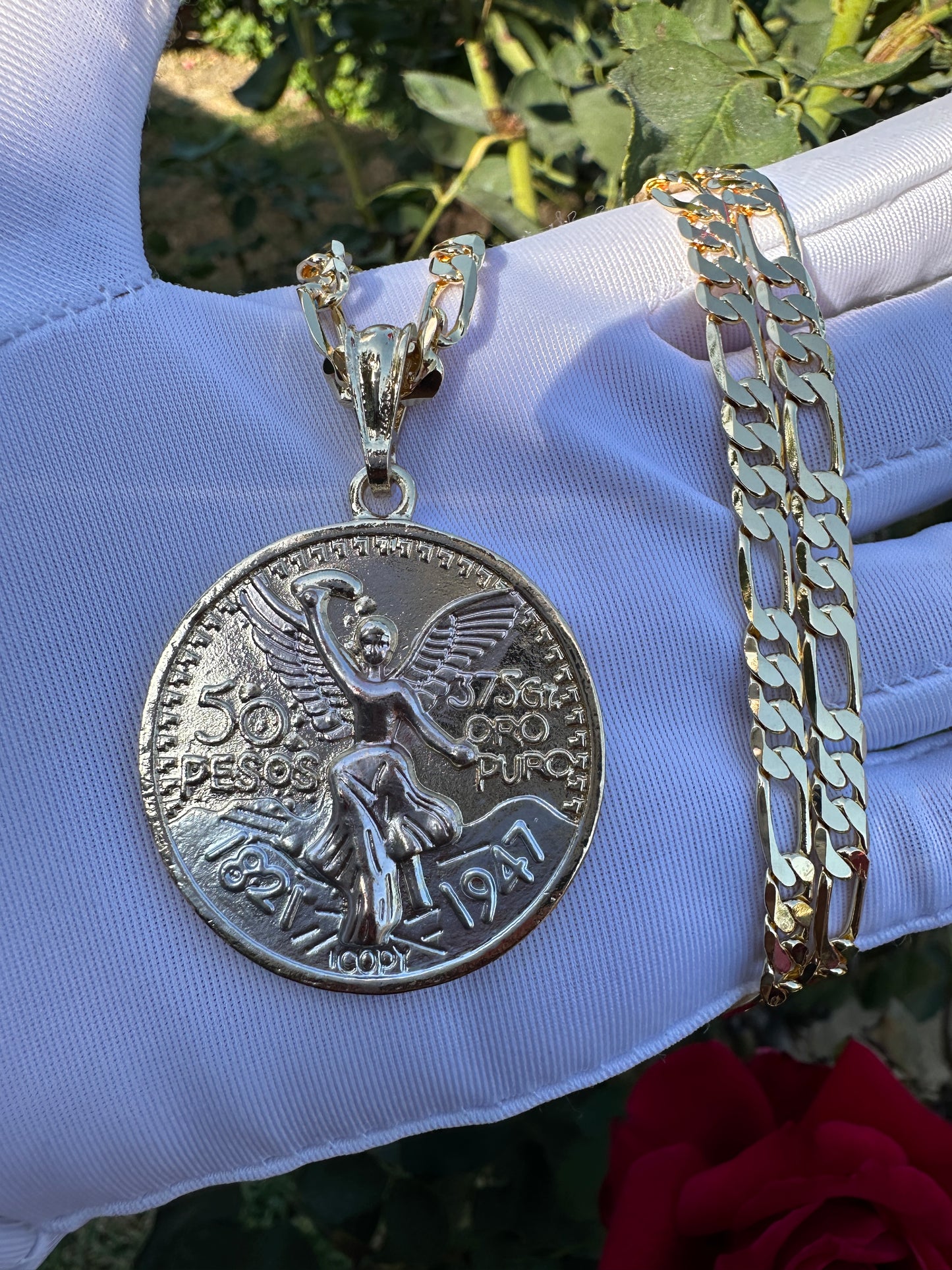 “El Centenario” Necklace -Gold Plated
