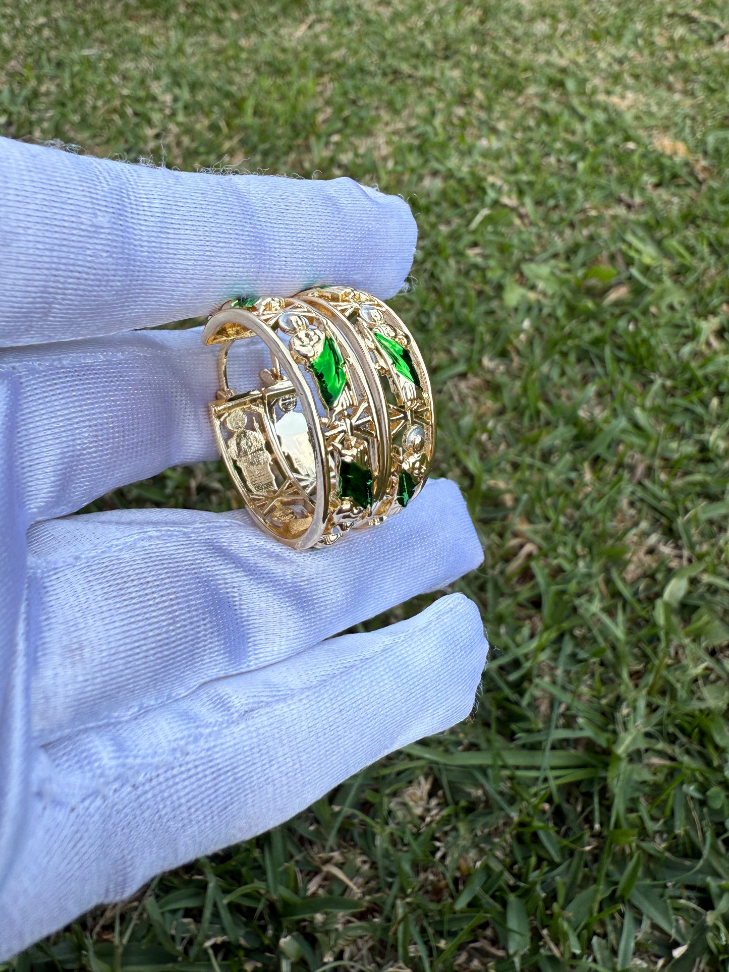 St Jude Hoop Earrings San Judas