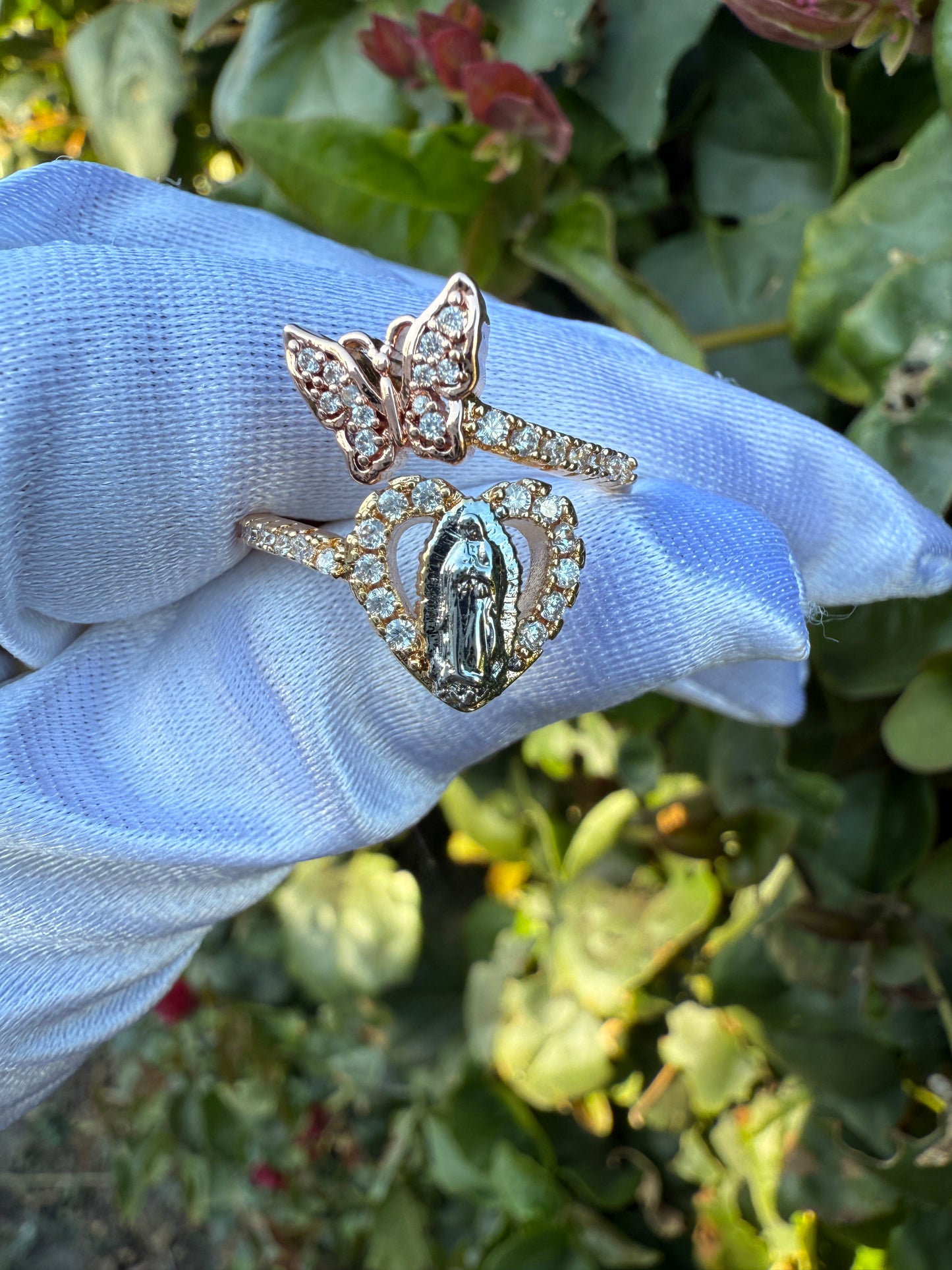 “Ari” Virgencita Rings Adjustable -Virgin Mary - Anillo