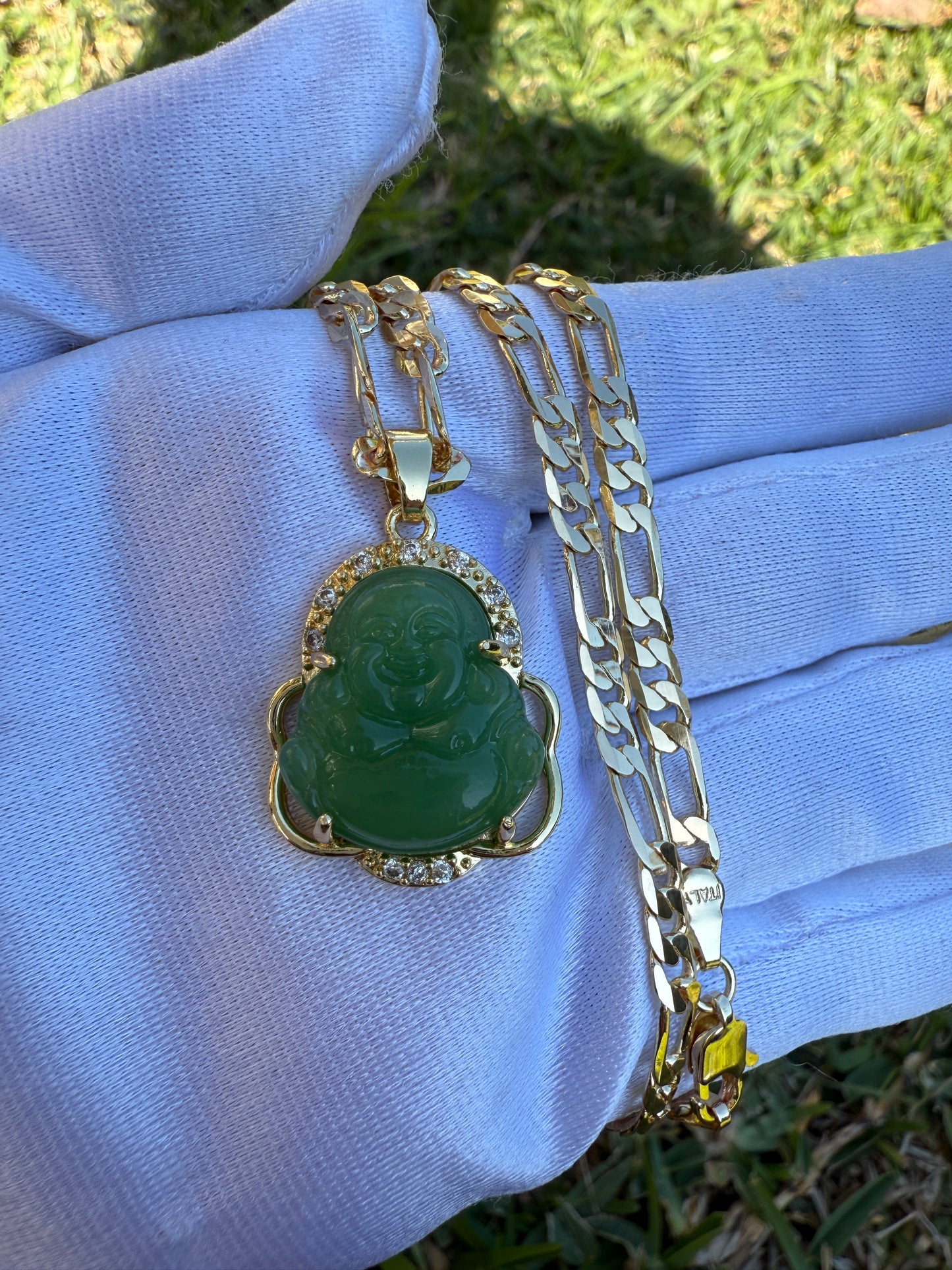 Buddha & St Jude Necklace and Bracelet Set - San Judas -Wisdom - Protection