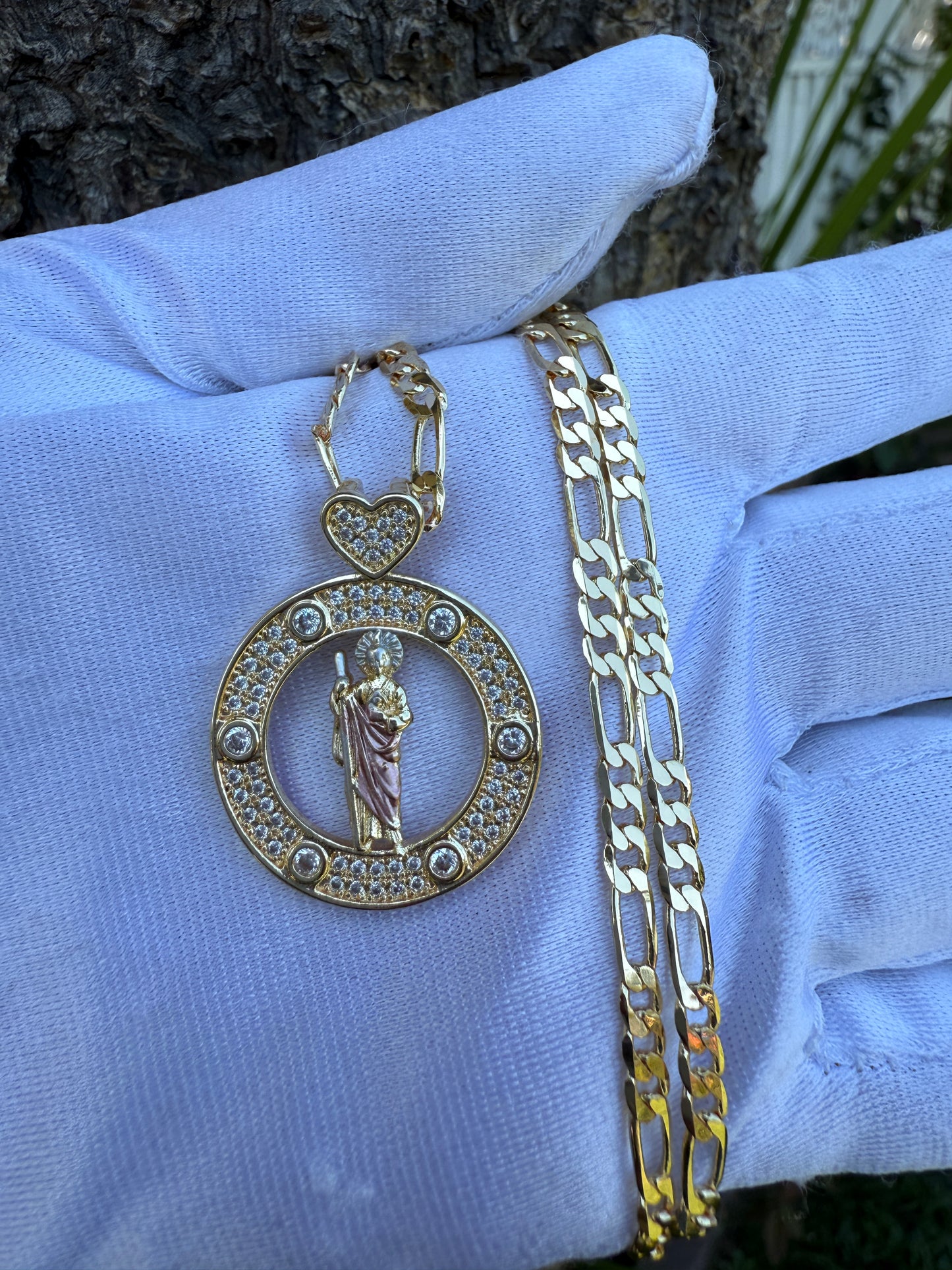 St Jude round Necklace