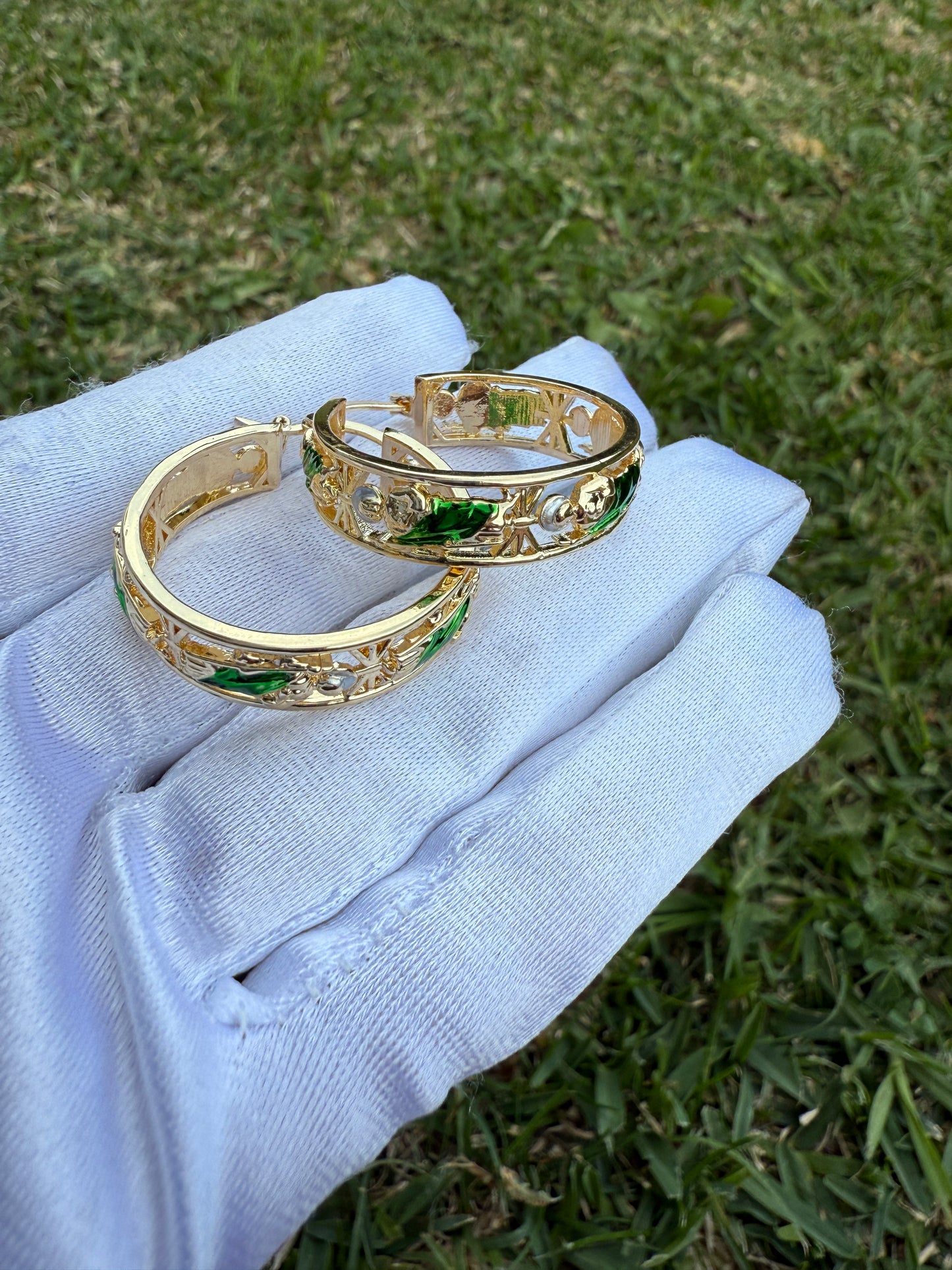 St Jude Hoop Earrings San Judas