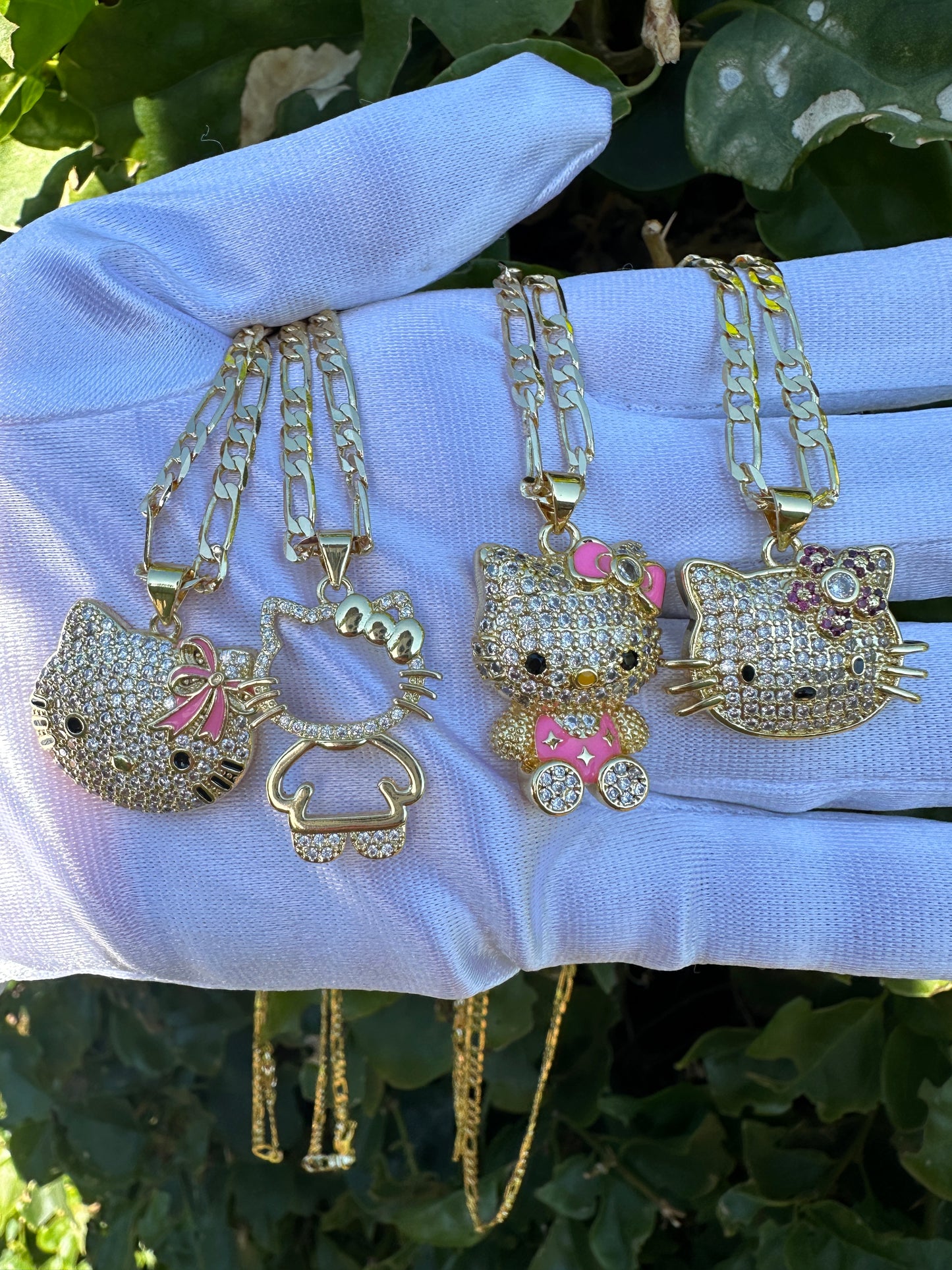 Cat Necklace with Chain 20” inches