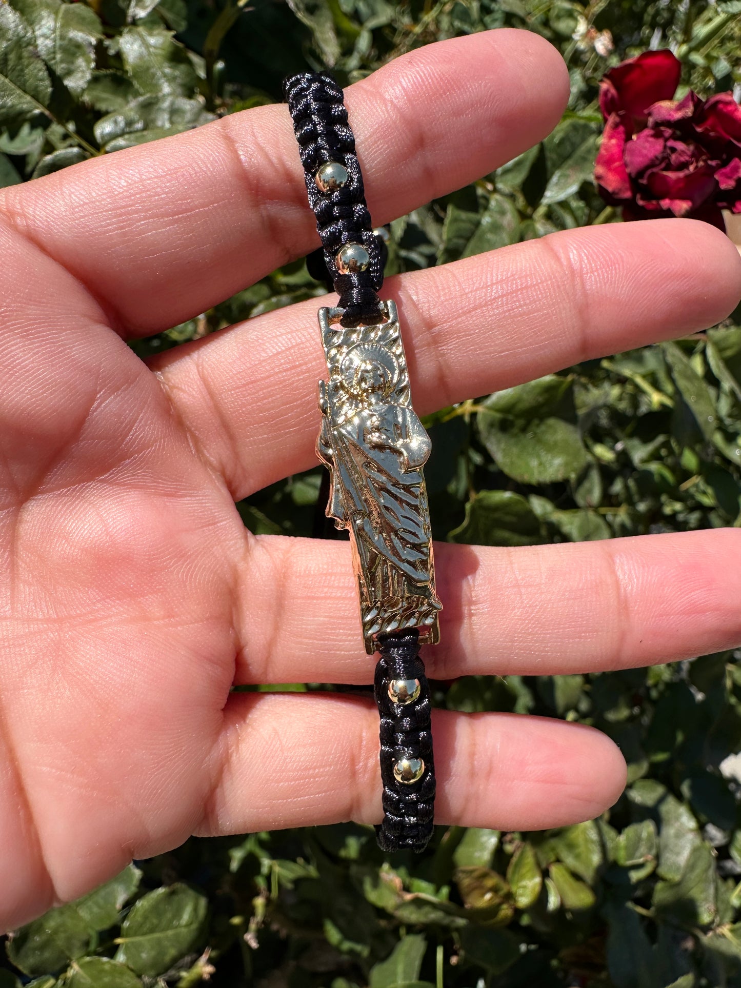 St Jude Rope Bracelet adjustable - San Judas