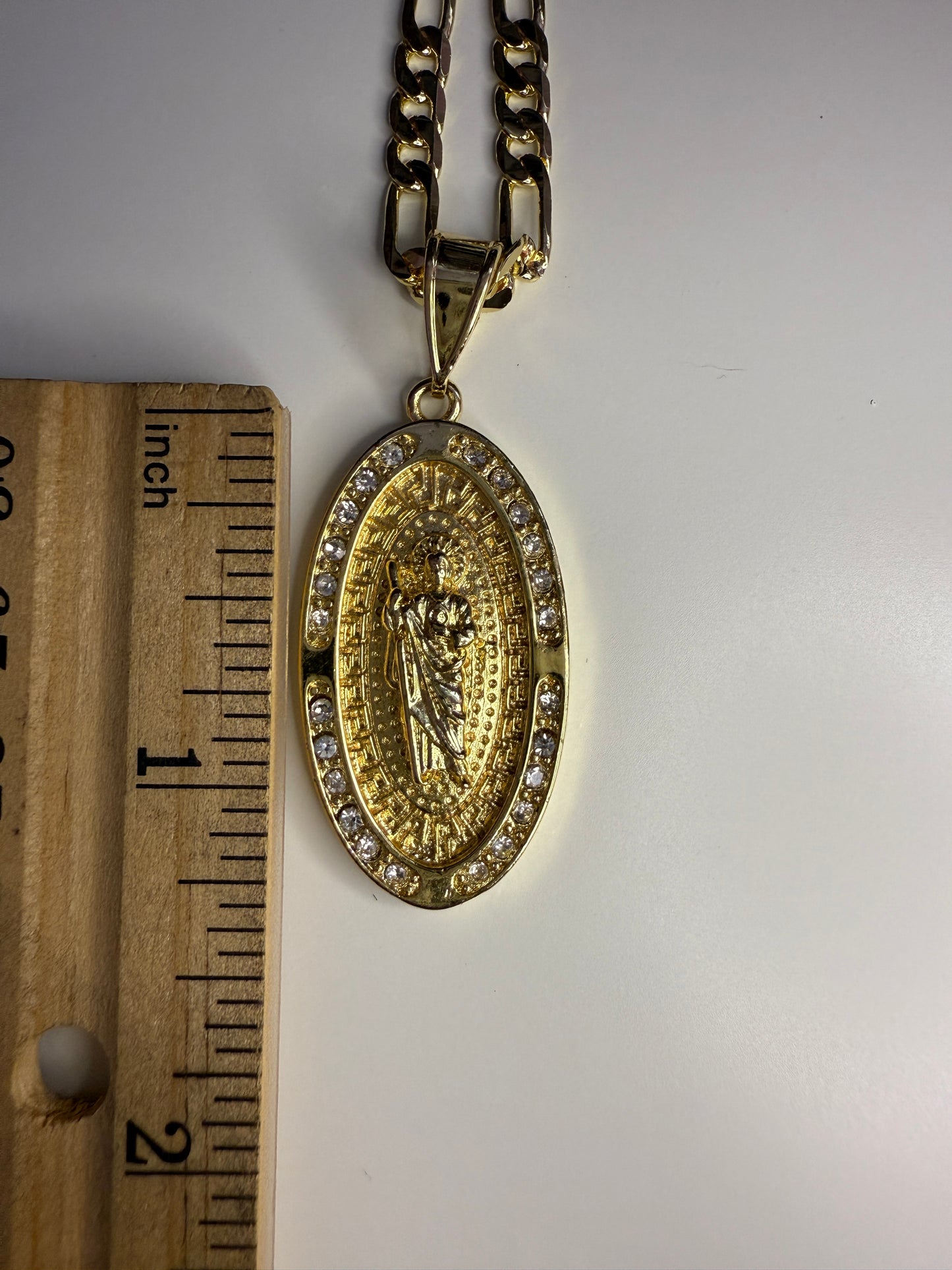 Oval St Jude Necklace San Judas Tadeo