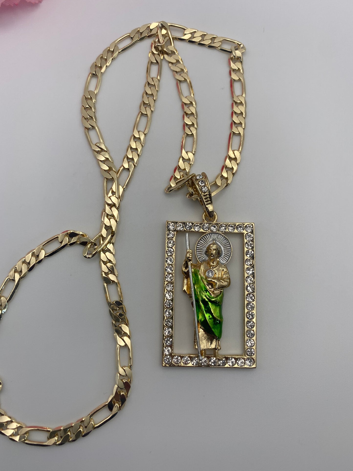 “Save me “ San Judas/ St Jude Necklace Gold Plated