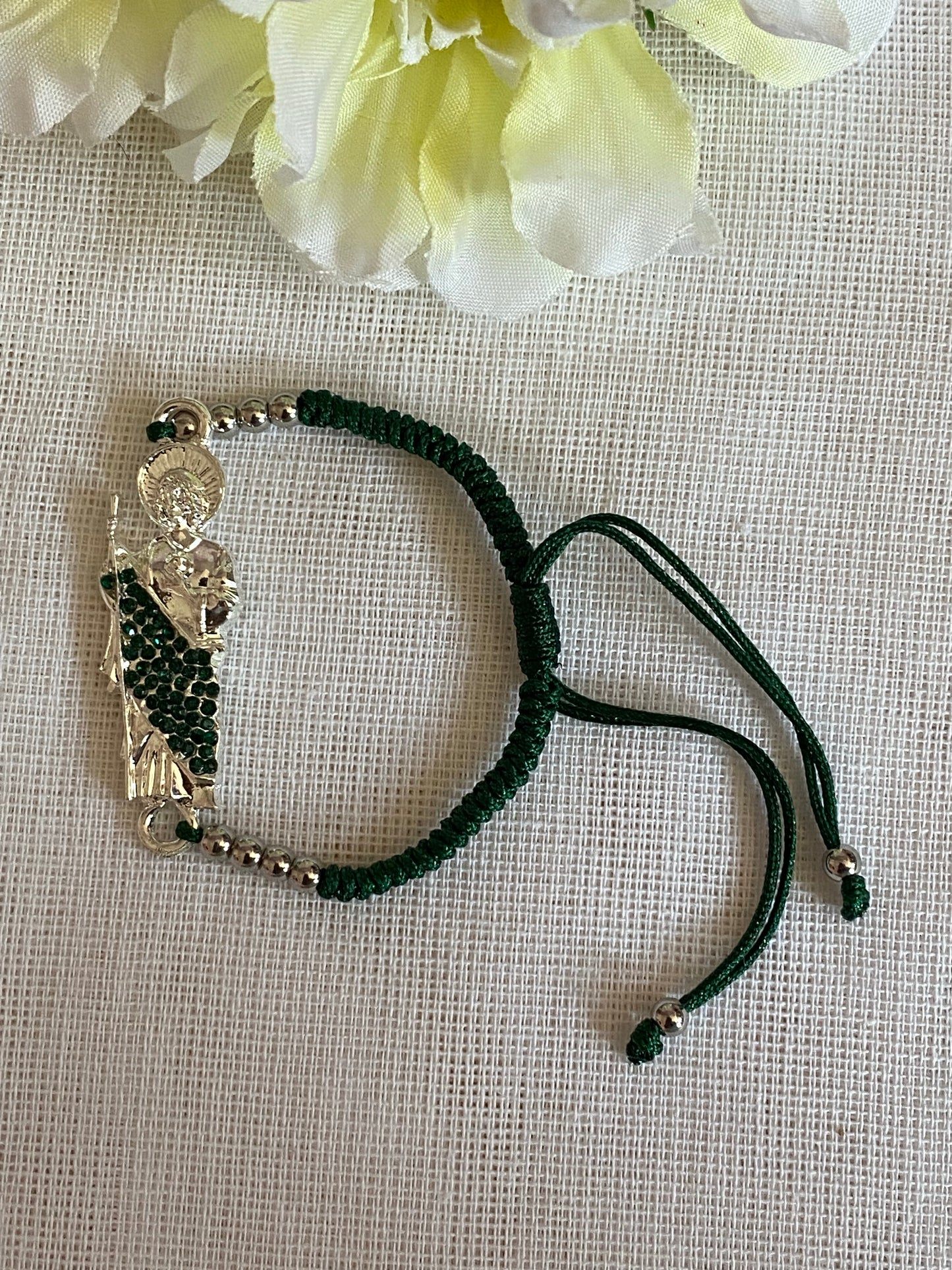 St Jude Rope Bracelet- San Judas Pulcera de Tela.