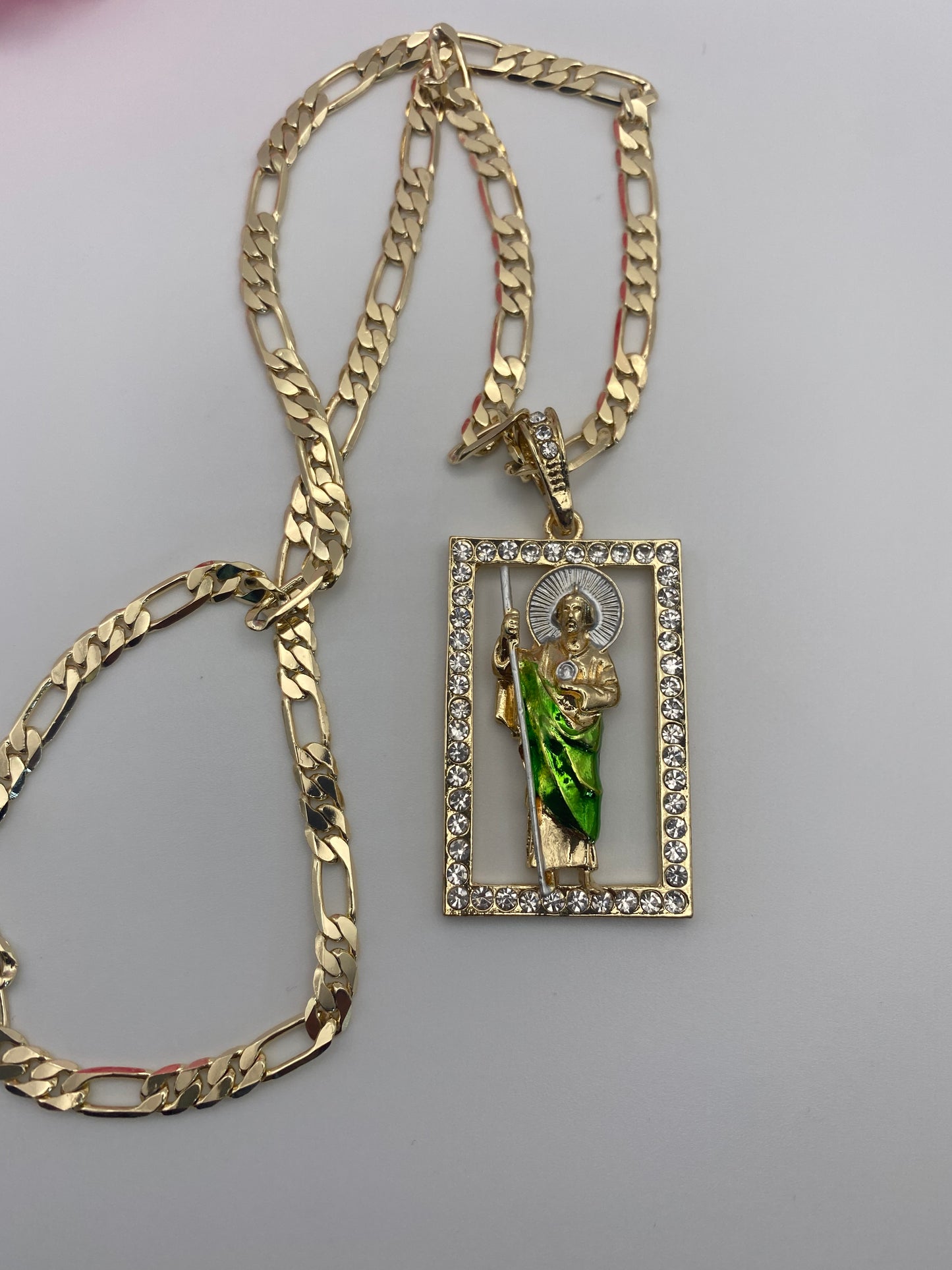 “Save me “ San Judas/ St Jude Necklace Gold Plated