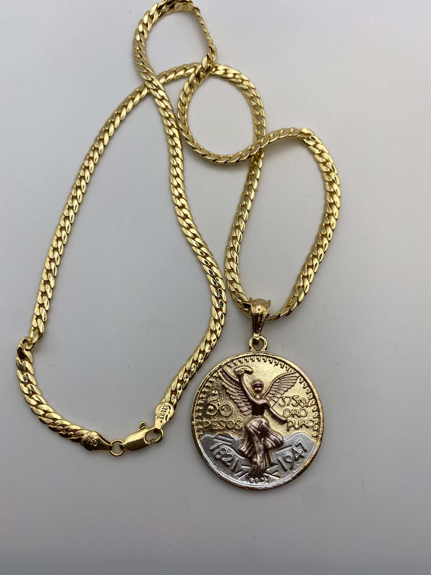 “El Centenario” Necklace -Gold Plated