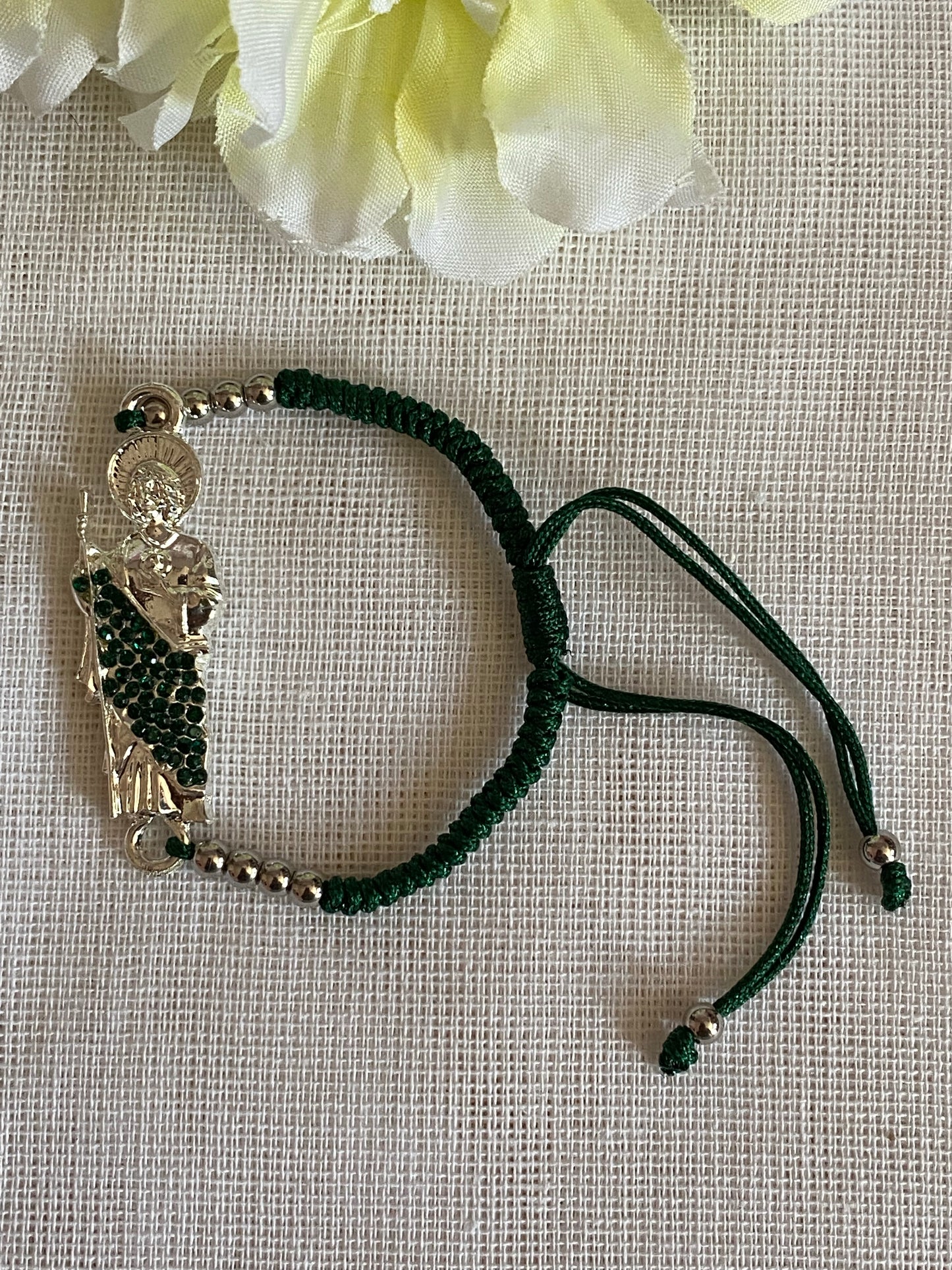 St Jude Rope Bracelet- San Judas Pulcera de Tela.