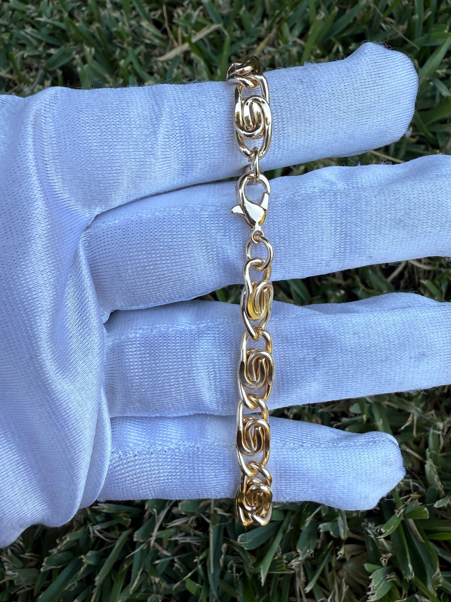 Bracelet Gold Plated 8”