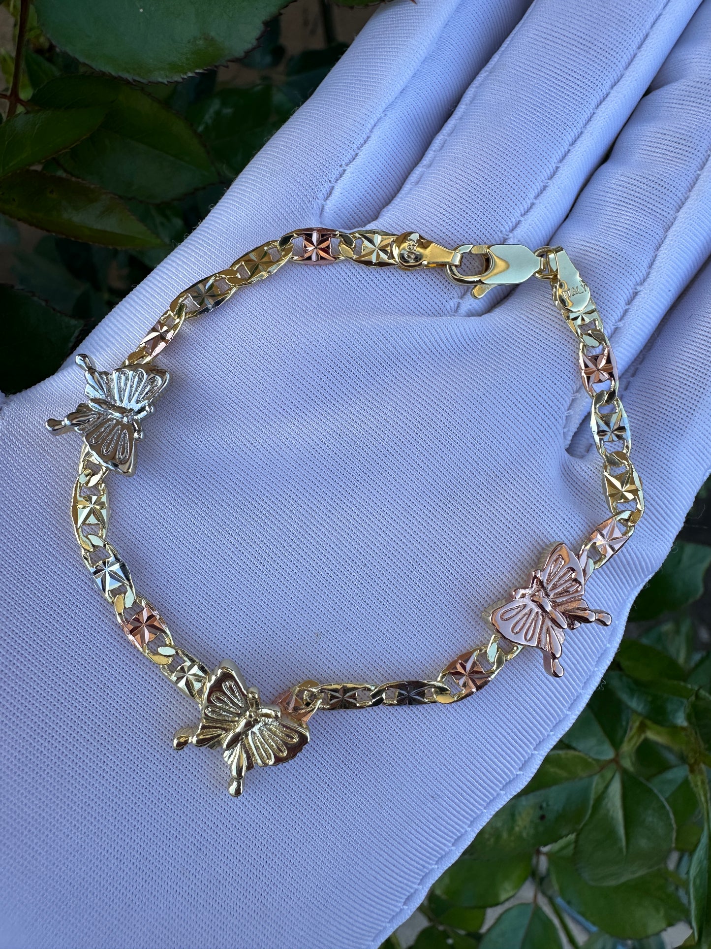 Butterfly Bracelets Gold Plated