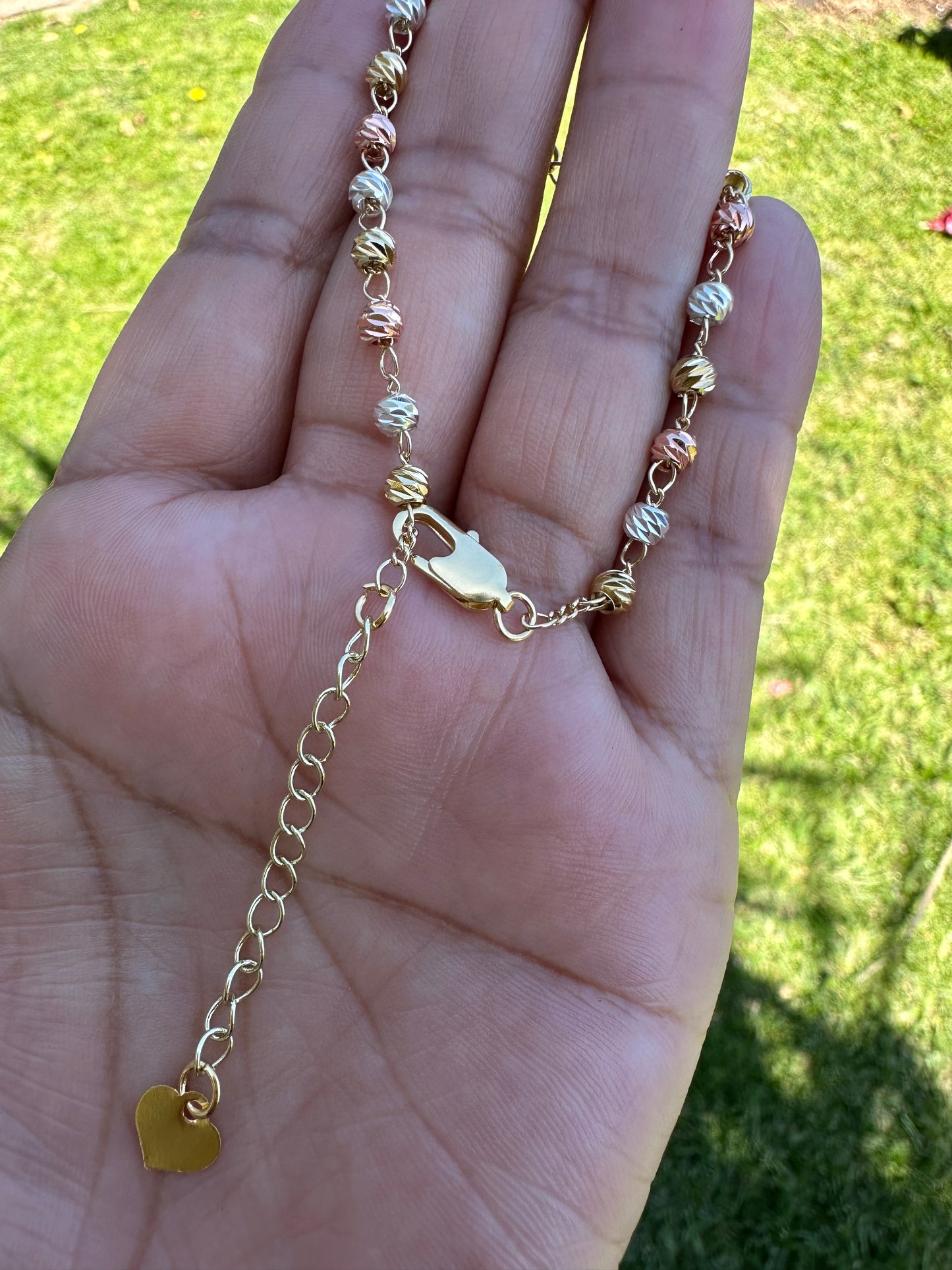 Rosary Bracelet Gold Plated